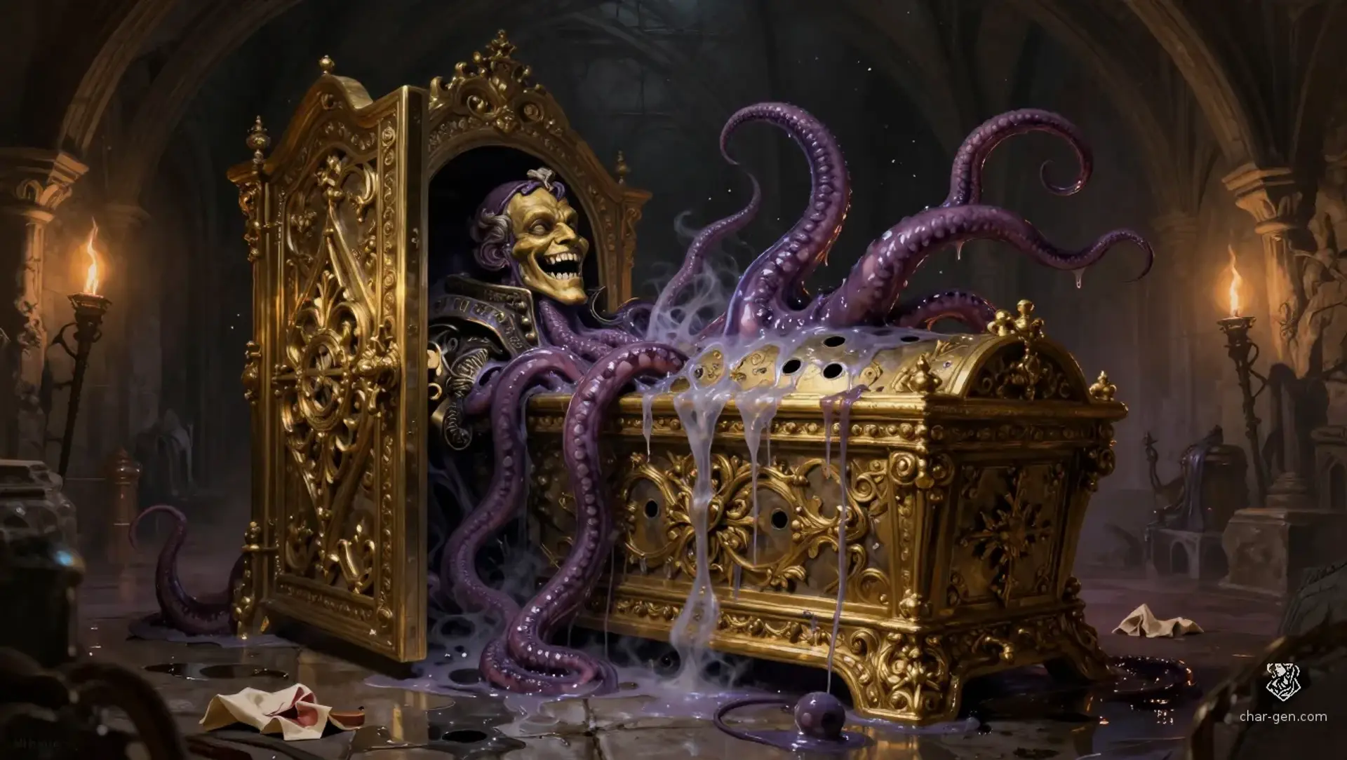 The Giggling Gilt-Iron Maiden