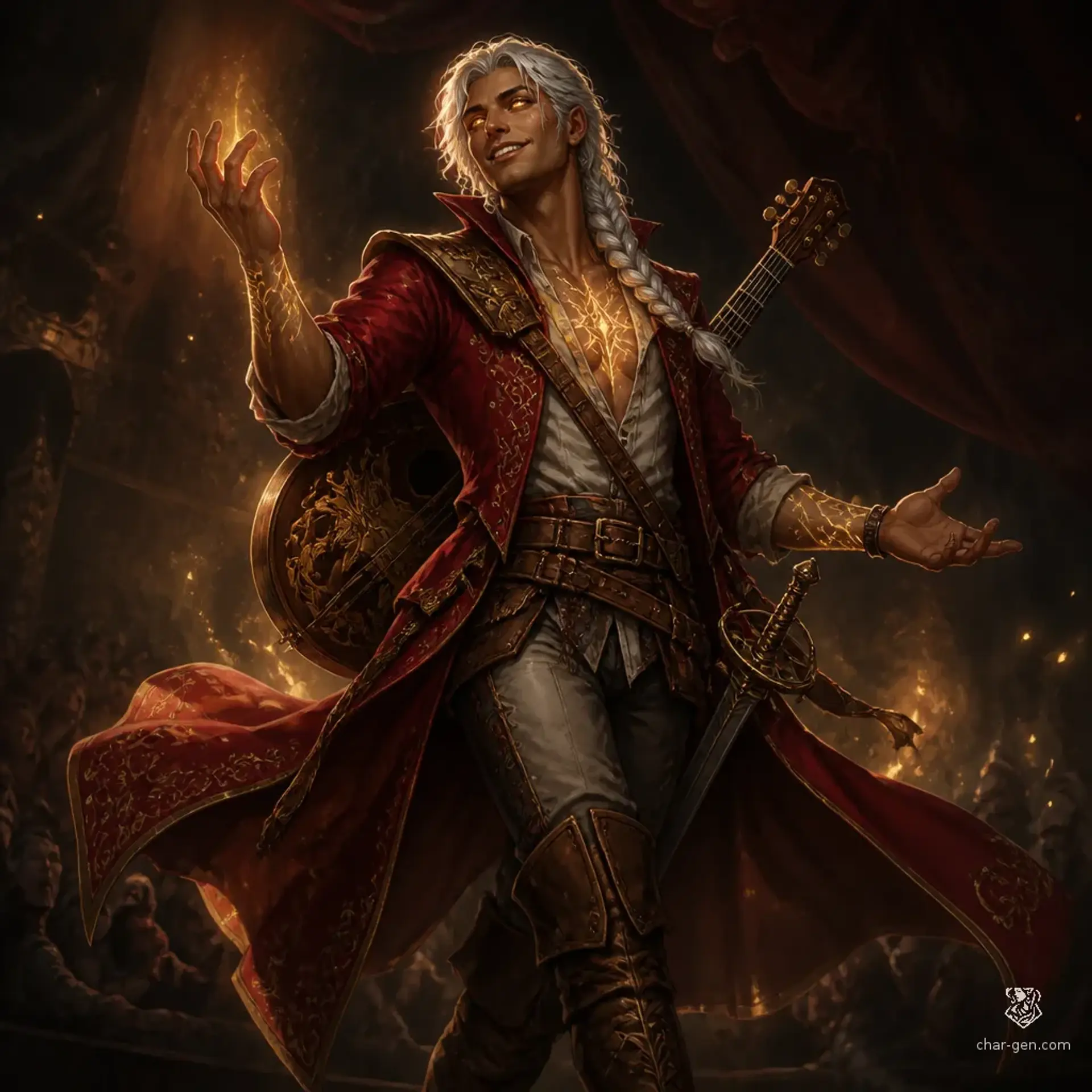 Gildor Wolfe - AI-generated fantasy Character