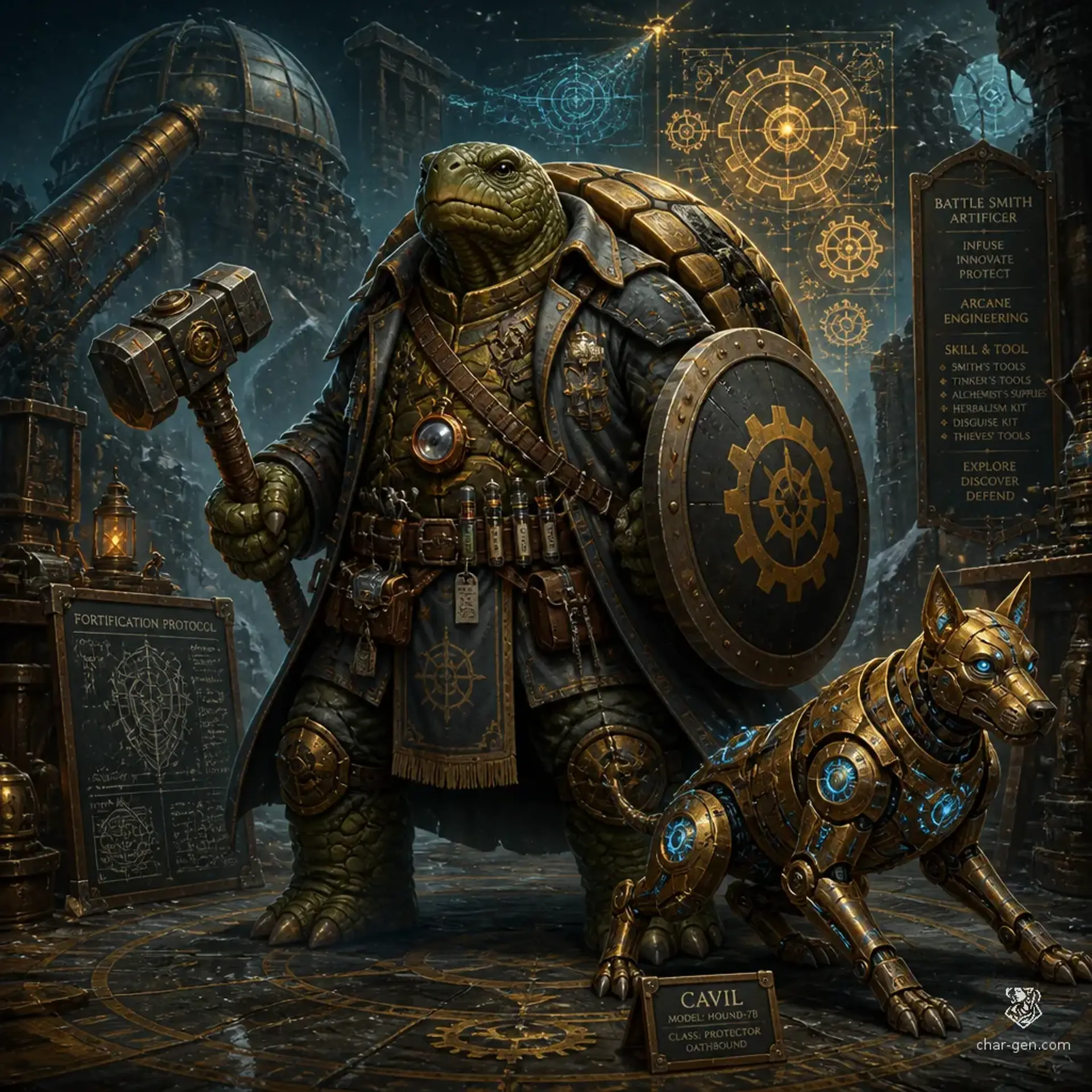 Skippius - AI-generated fantasy Character