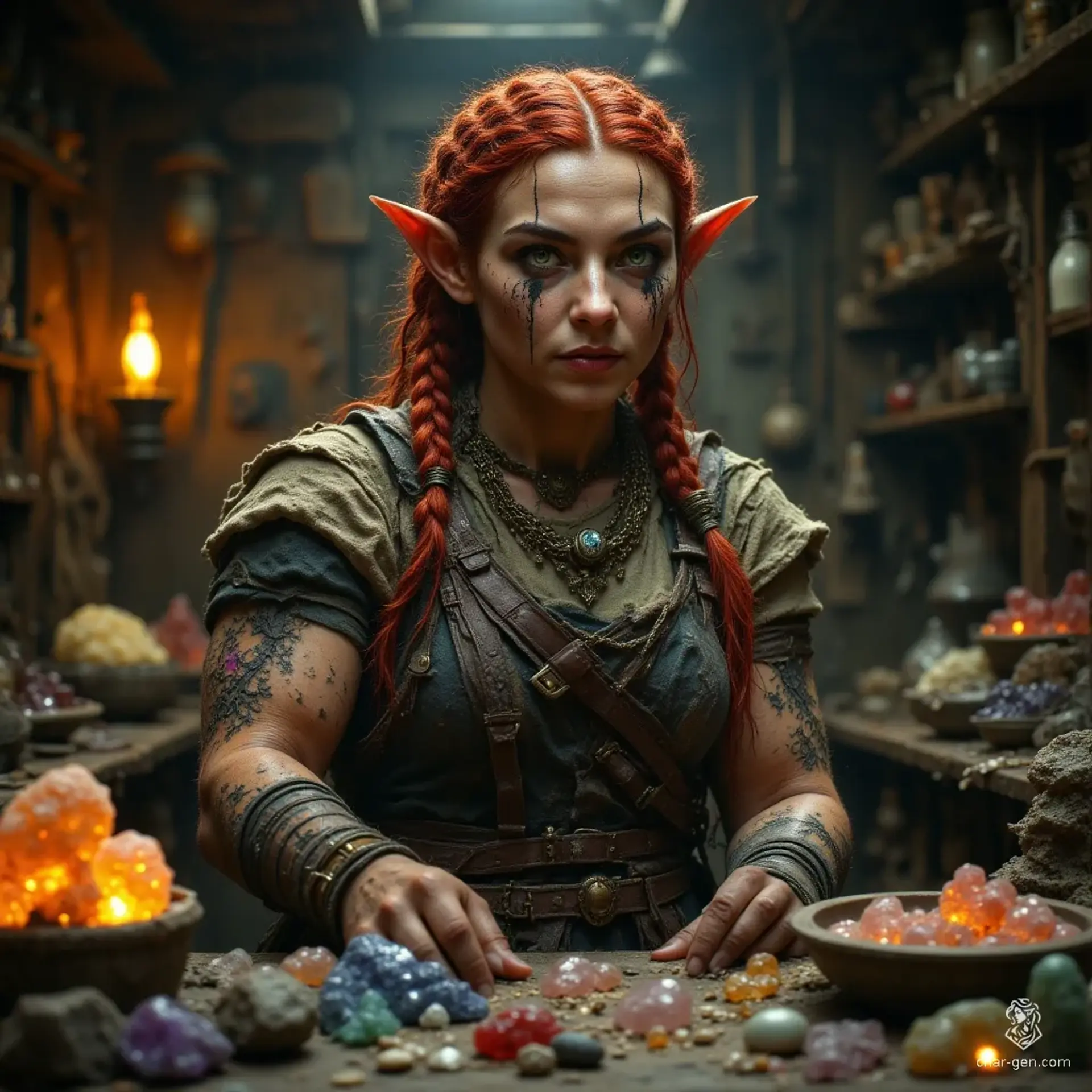 Mina's Minerals - AI-generated fantasy Shop