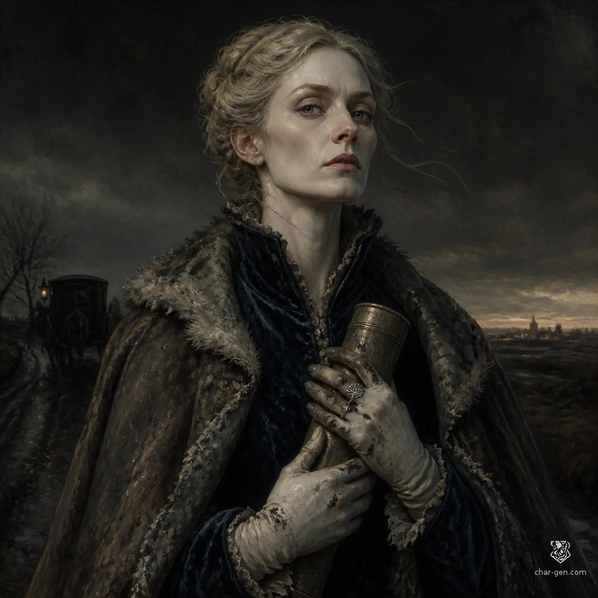 Lady Elara Vane - AI-generated fantasy NPC