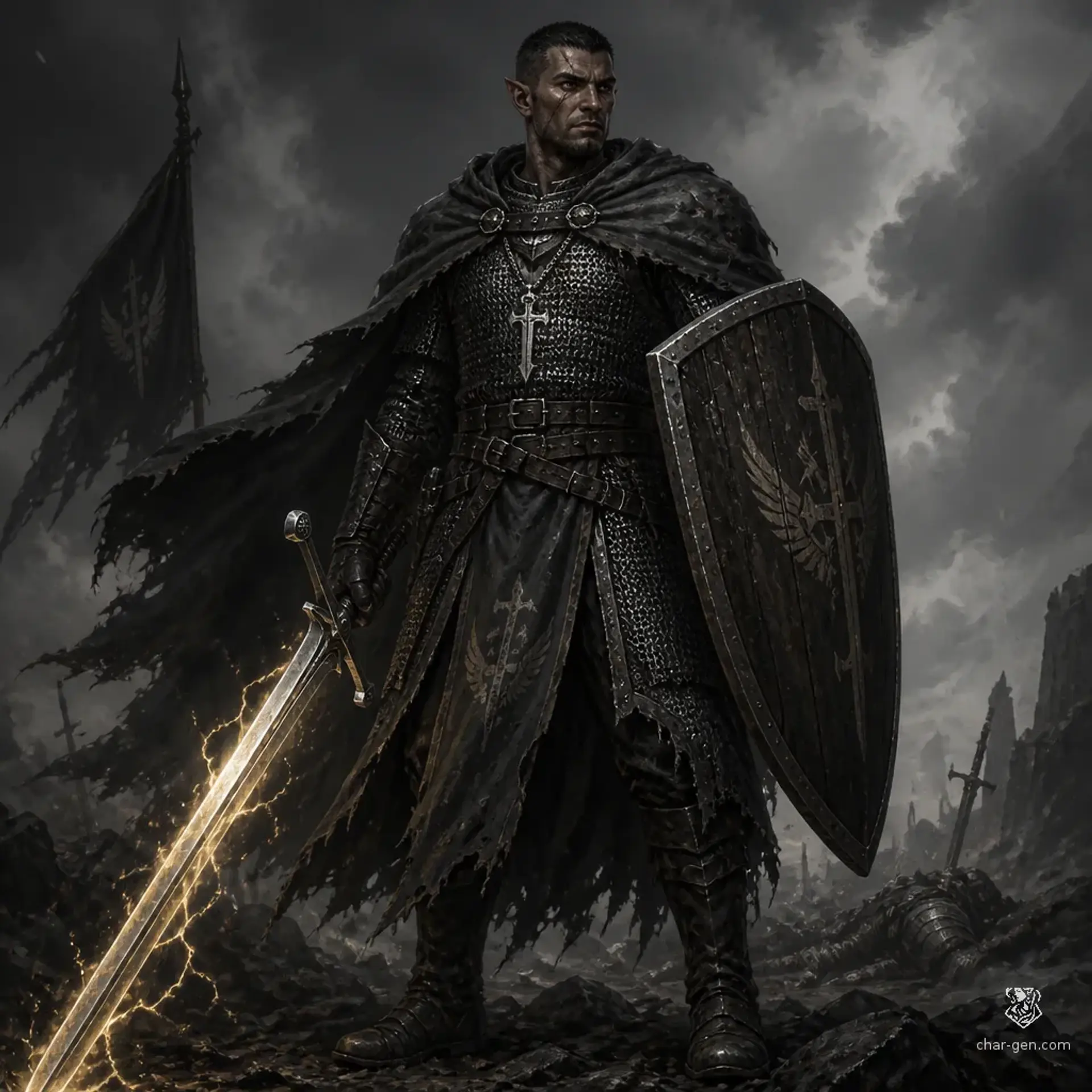 Theron Valerius - AI-generated fantasy Character