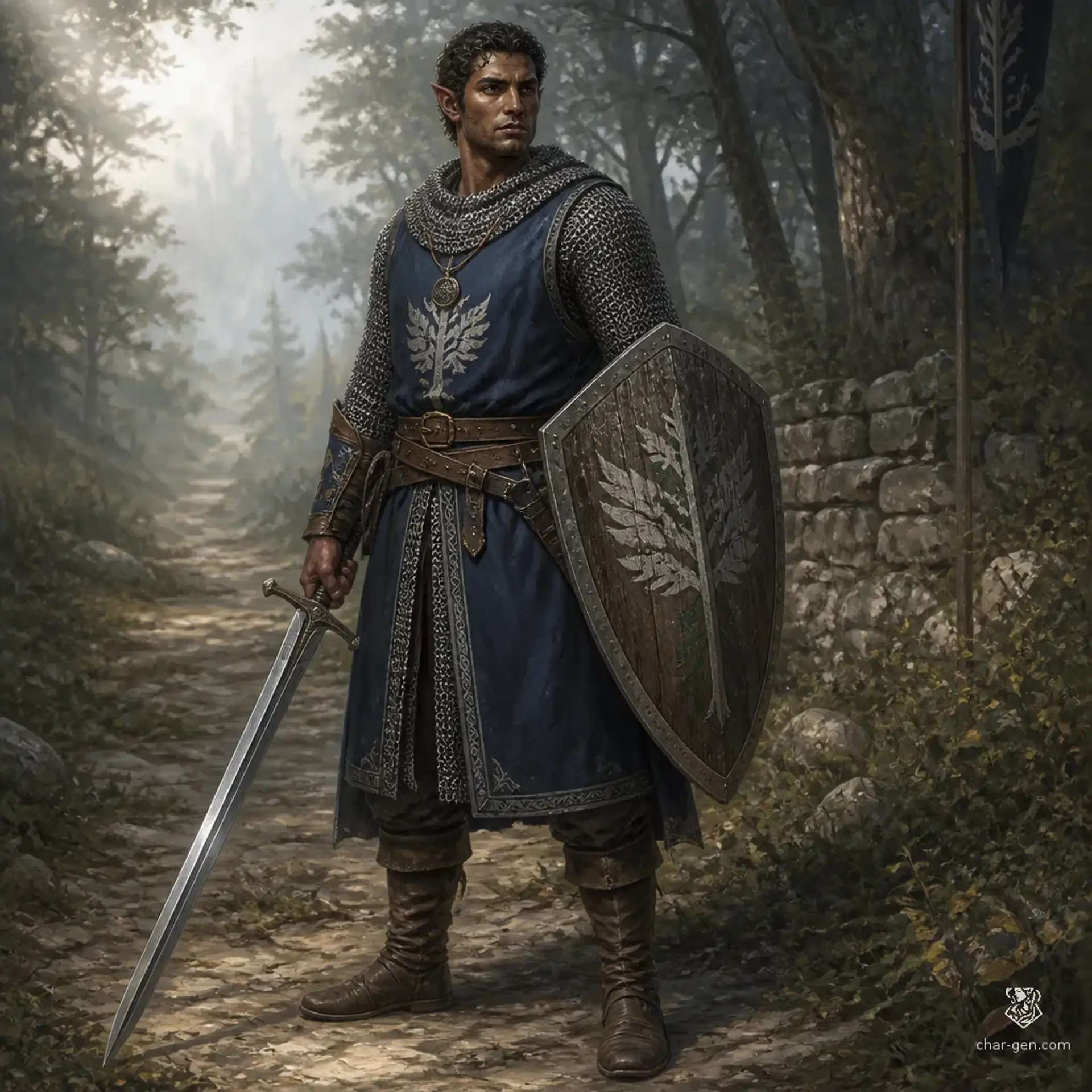 Tomas Njoroge - AI-generated fantasy Character