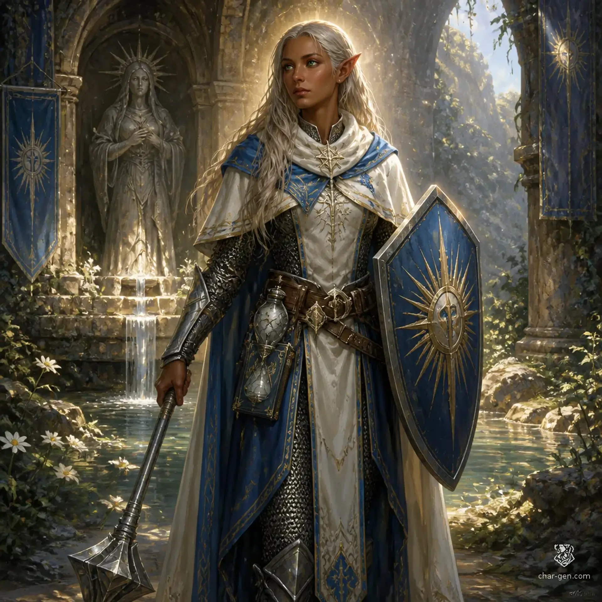 Sylvia - AI-generated fantasy Character