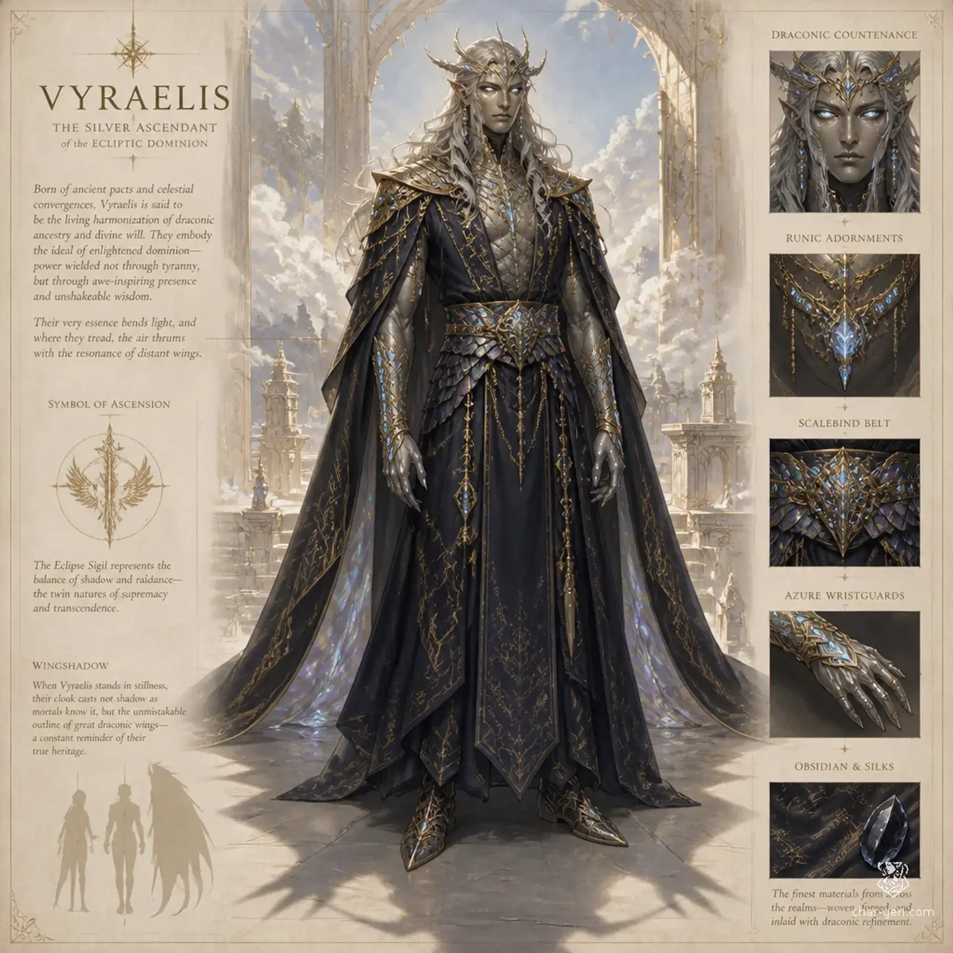 The Aetherion - AI-generated fantasy Species