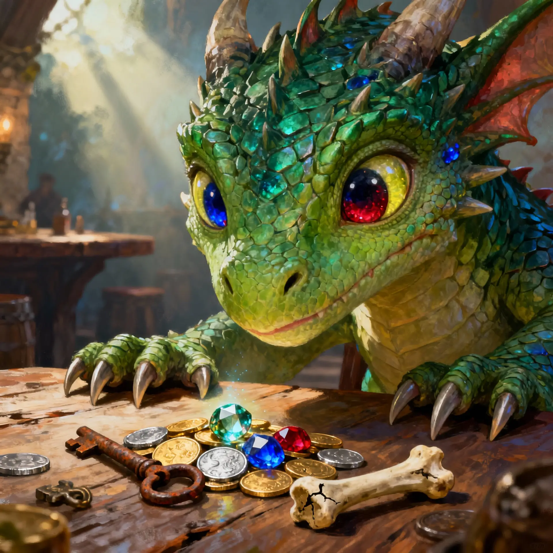 Through a Dragonling's Eyes | Fantasy Art Competition | CharGen