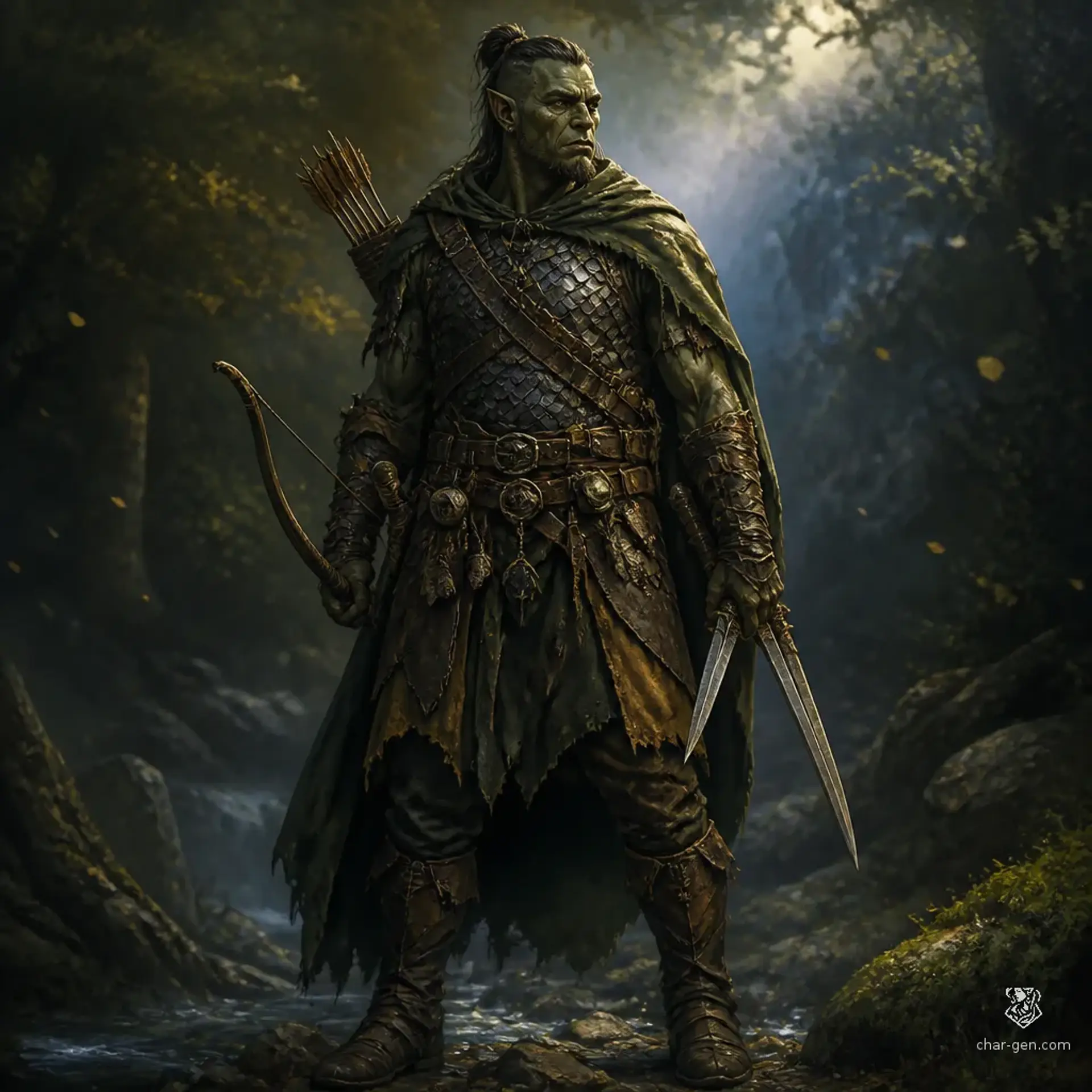 Elrick - AI-generated fantasy Character