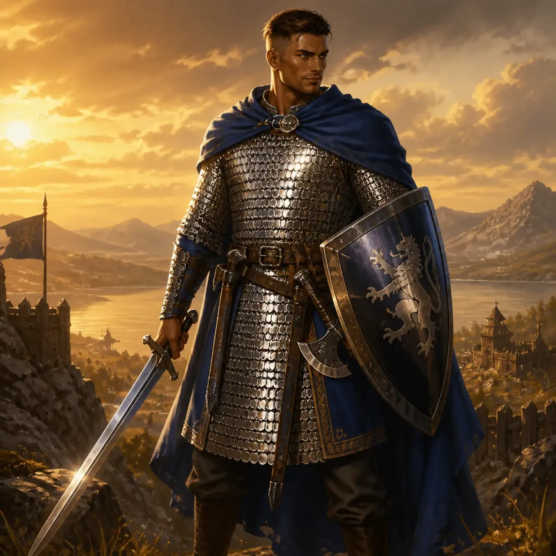 Geric - AI-generated fantasy Character