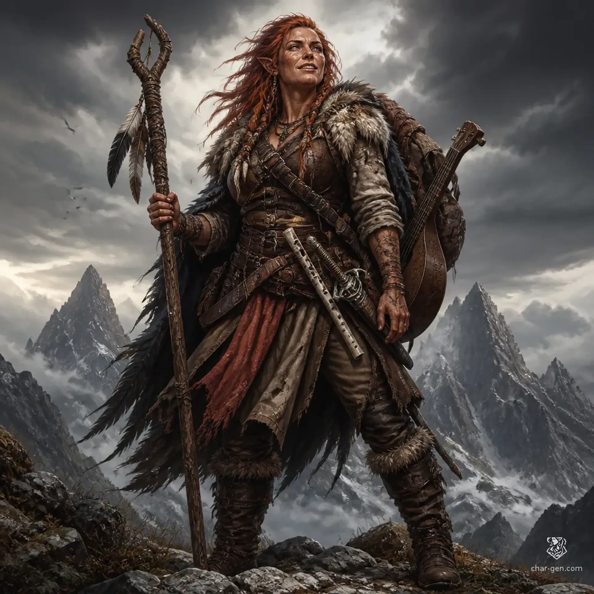 Amorette Archambeau - AI-generated fantasy Character