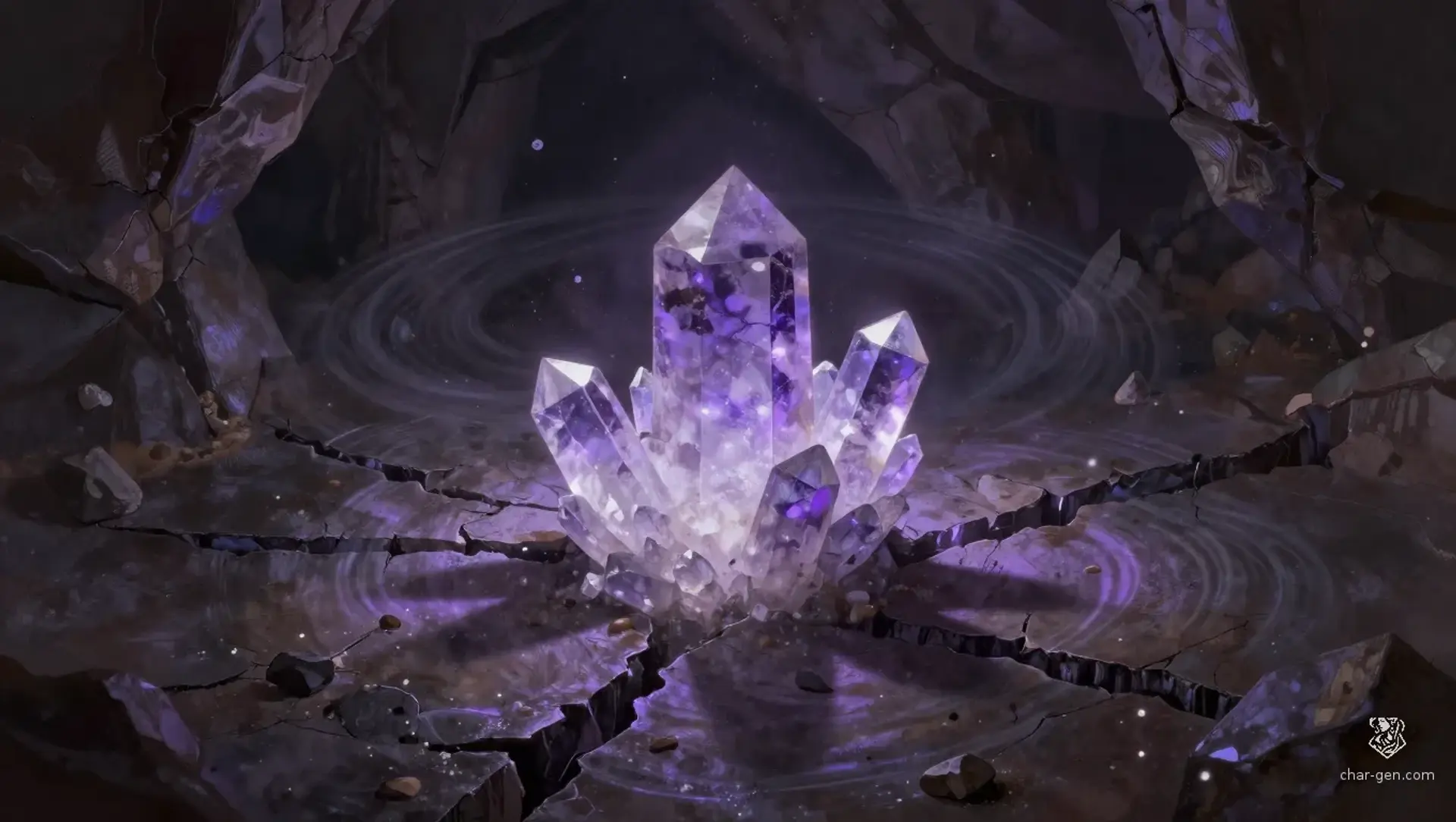 Resonant Quartz Geode