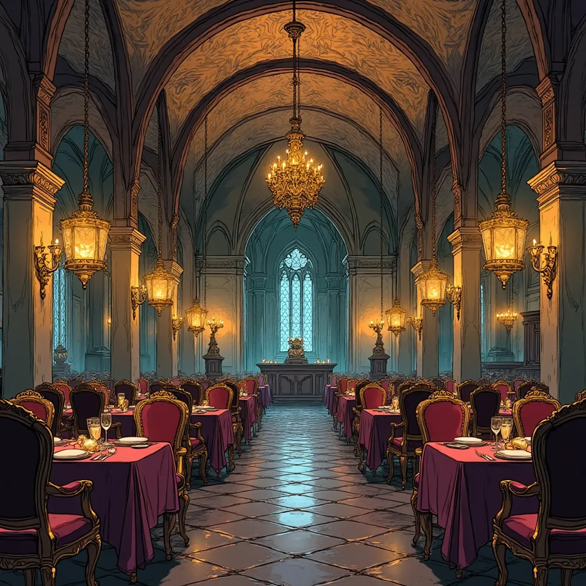 The Sterling Chalice - AI-generated fantasy Tavern