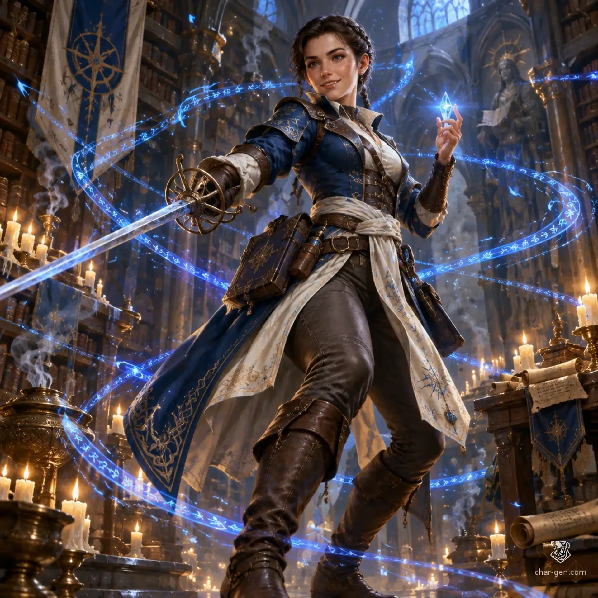 Sofiya Shestak - AI-generated fantasy Character