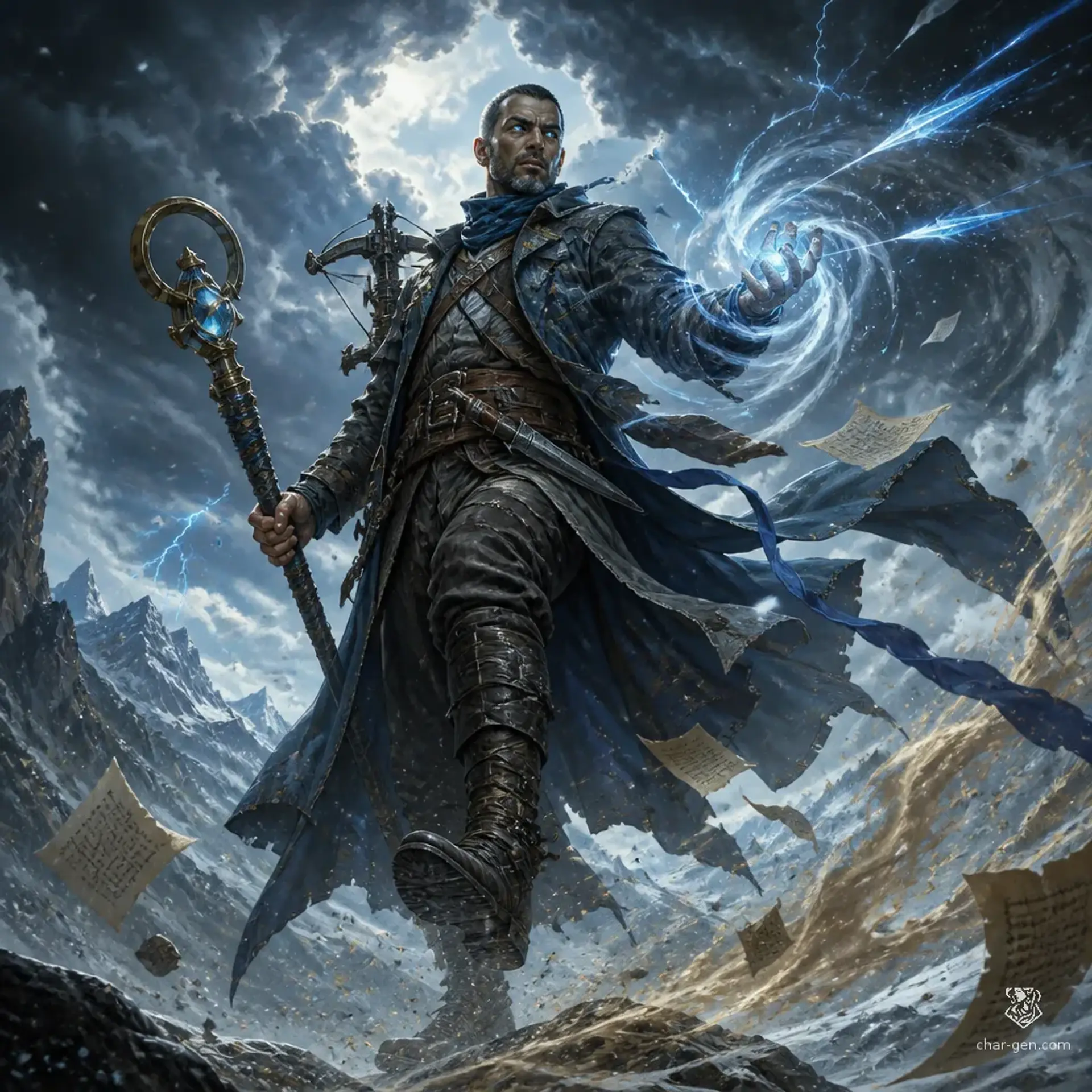 Ira Sheppard - AI-generated fantasy Character