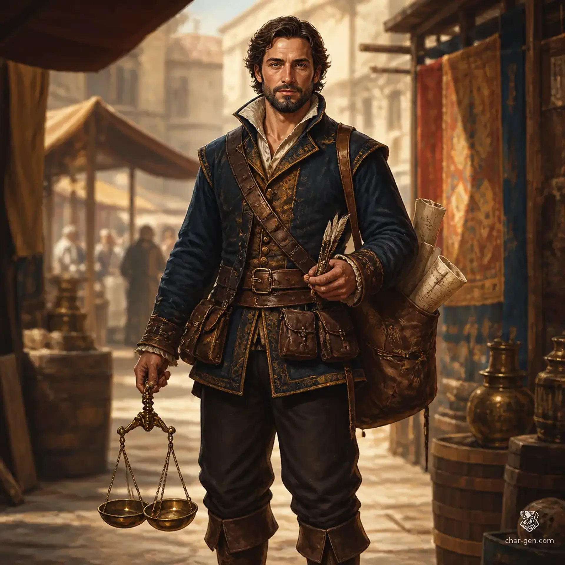 Gilder-Born Human - AI-generated fantasy Species