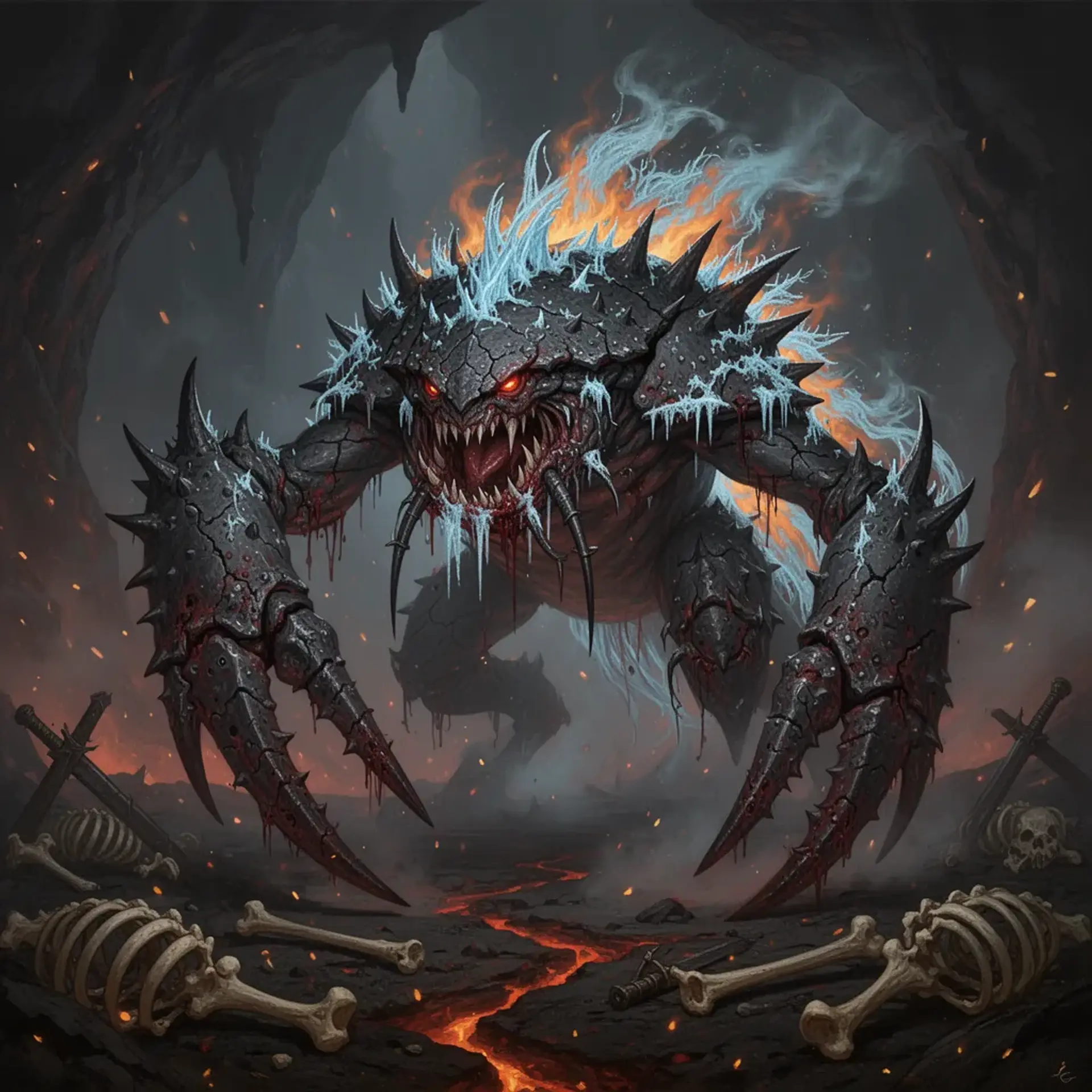 Goremaw Impaler - AI-generated fantasy Monster