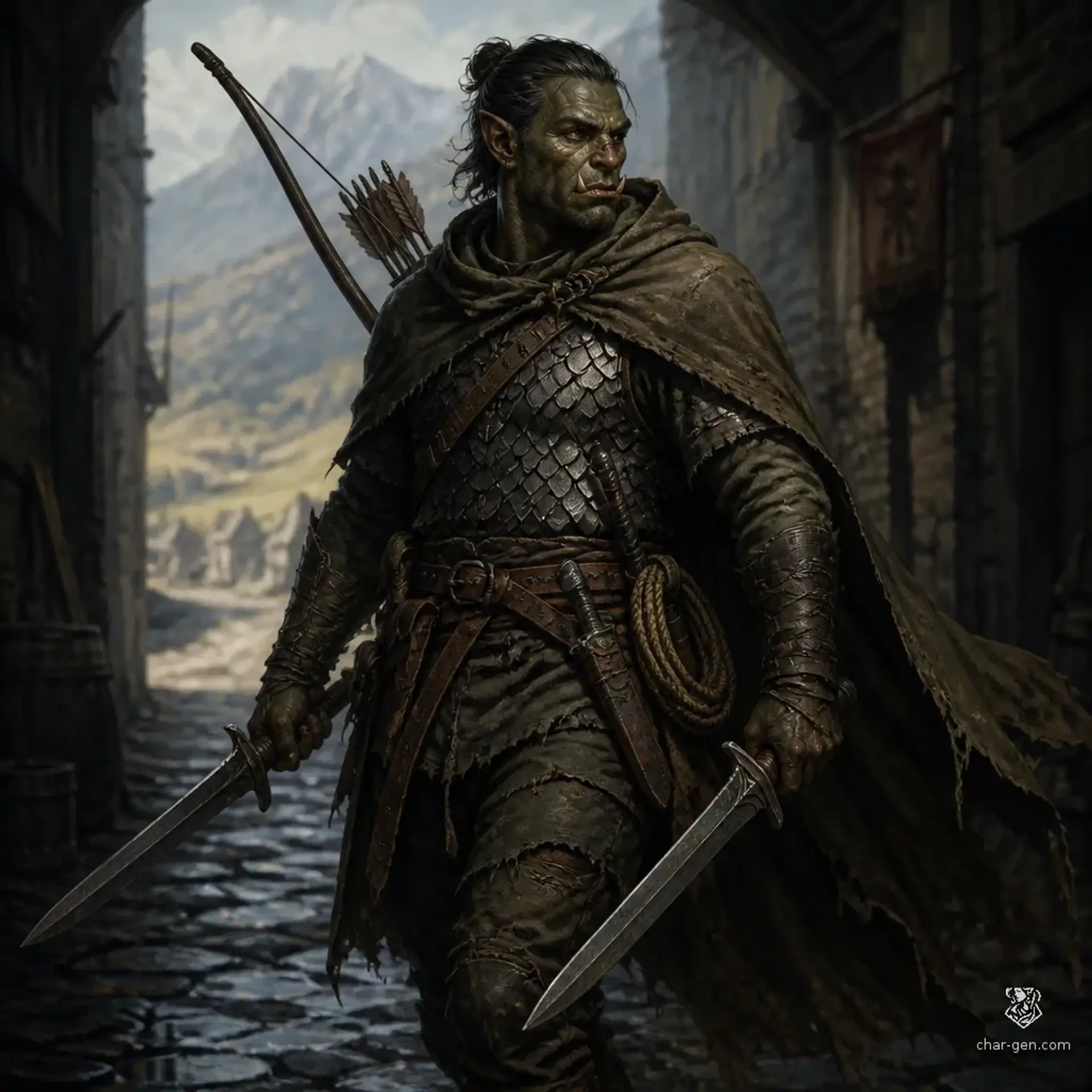 Elrick - AI-generated fantasy Character