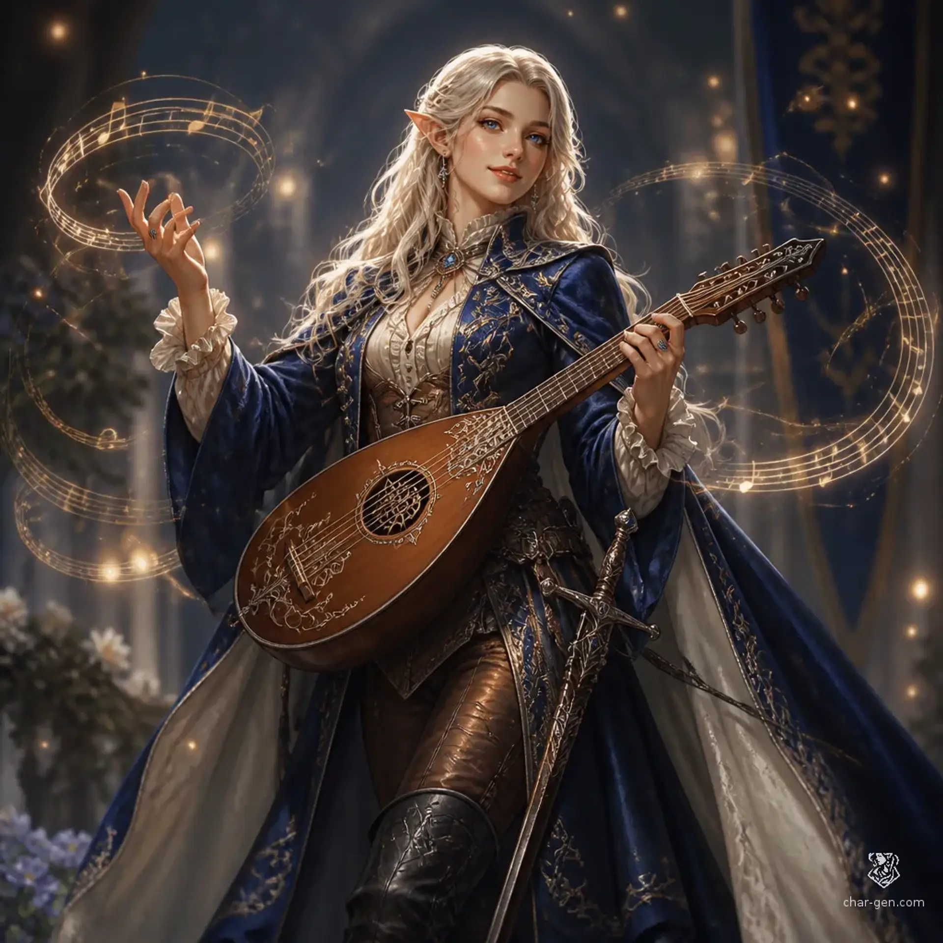 Lysera Dawnveil - AI-generated fantasy Character
