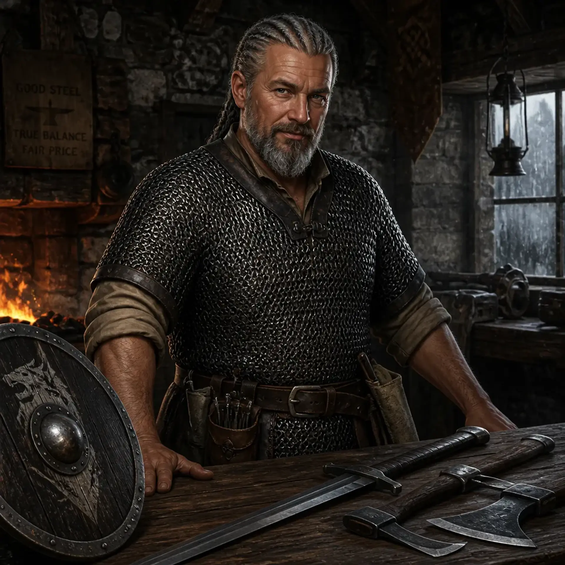Master Halvek Dorn - AI-generated fantasy NPC
