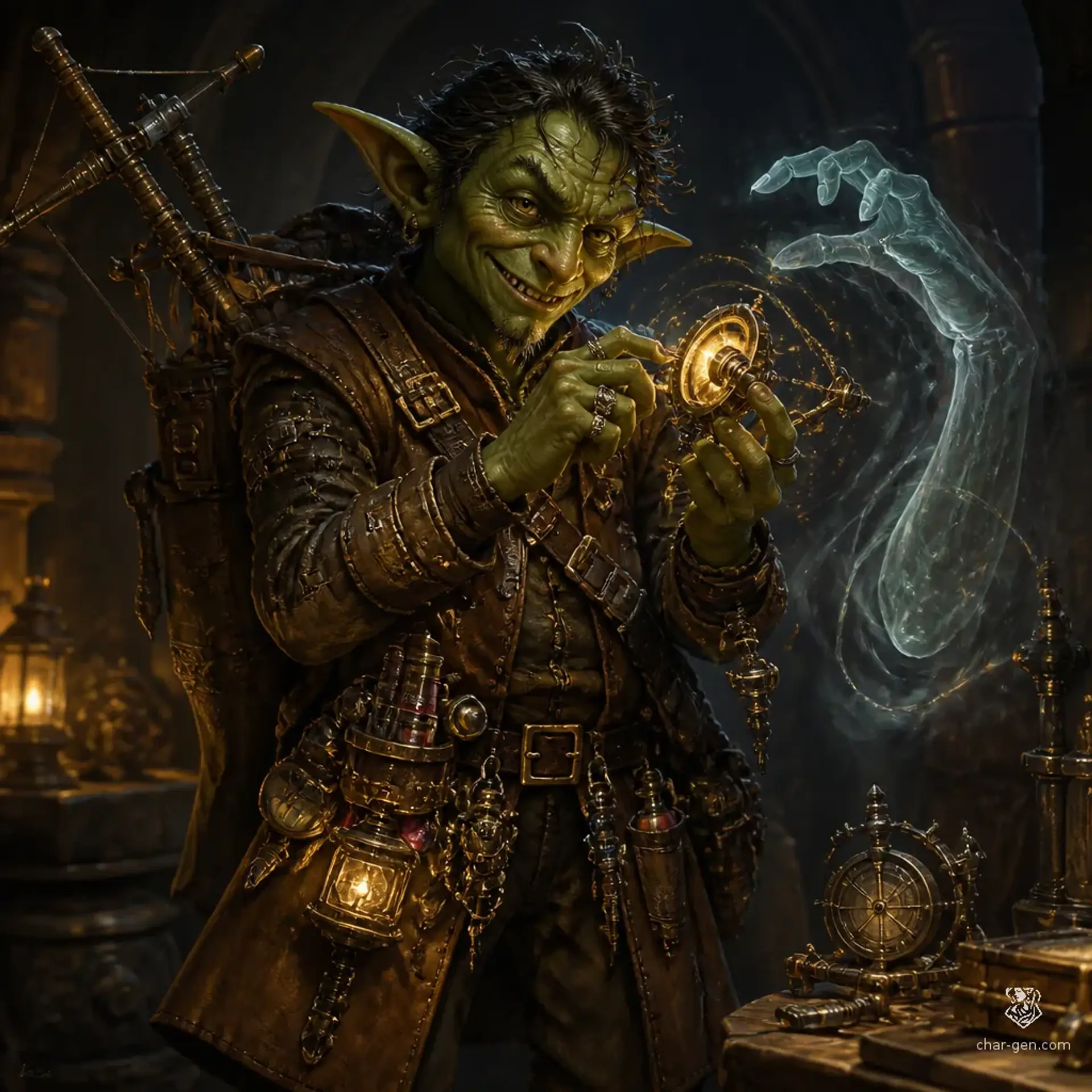 Hax - AI-generated fantasy Character