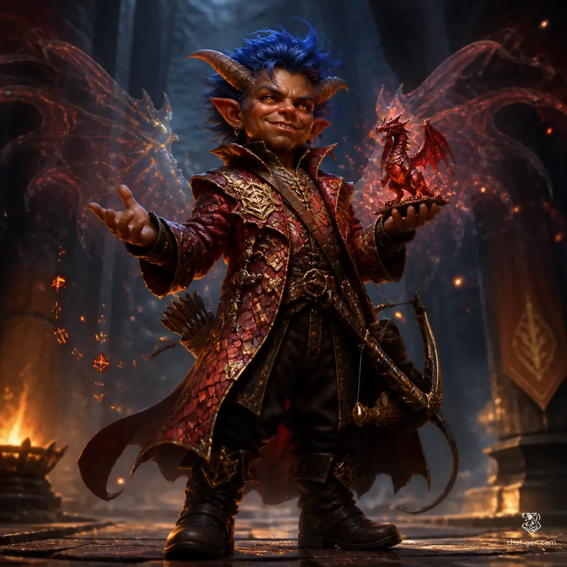 GALEIC - AI-generated fantasy Character