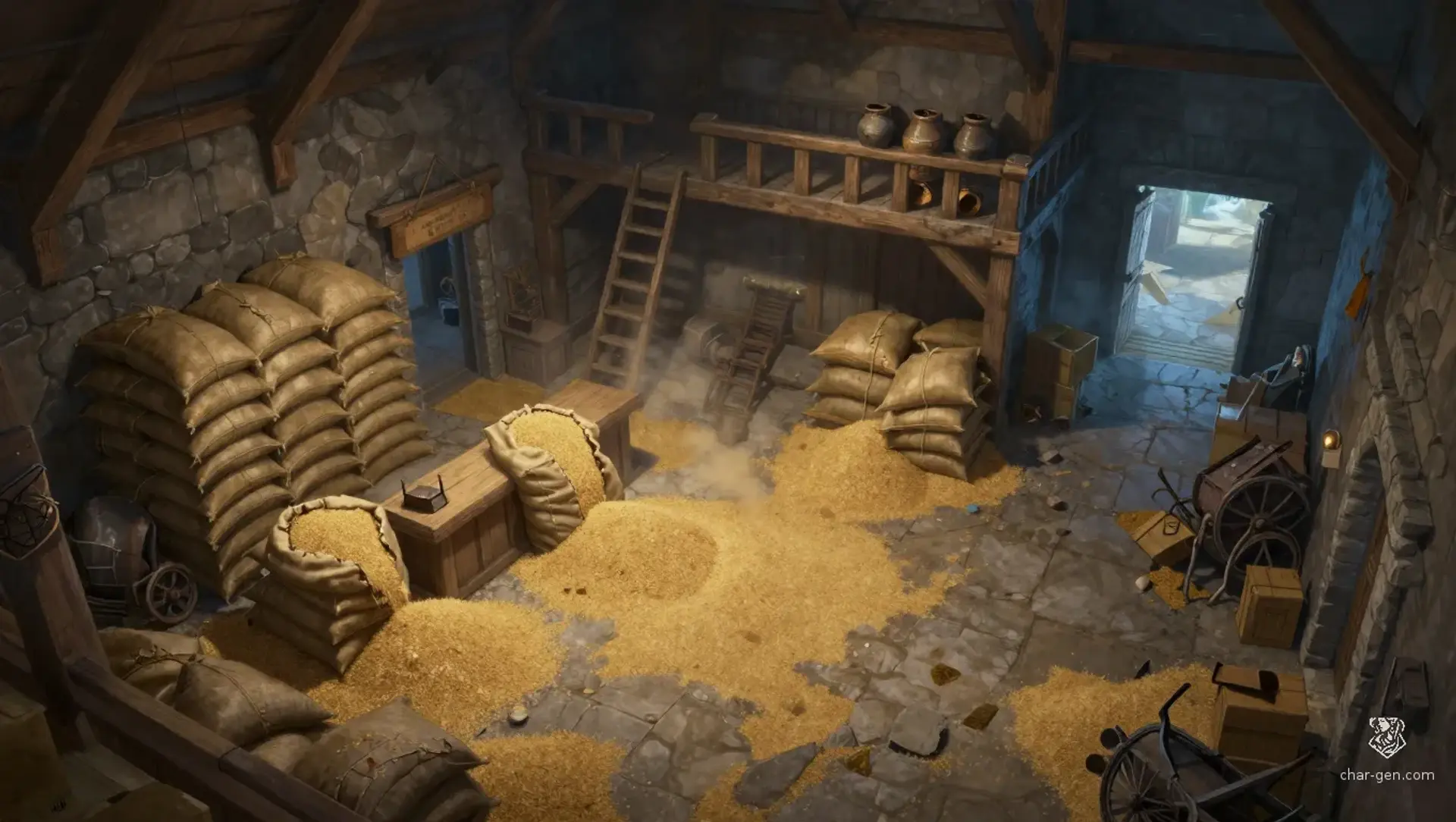 Who Gets the Last Grain - AI-generated fantasy Encounter