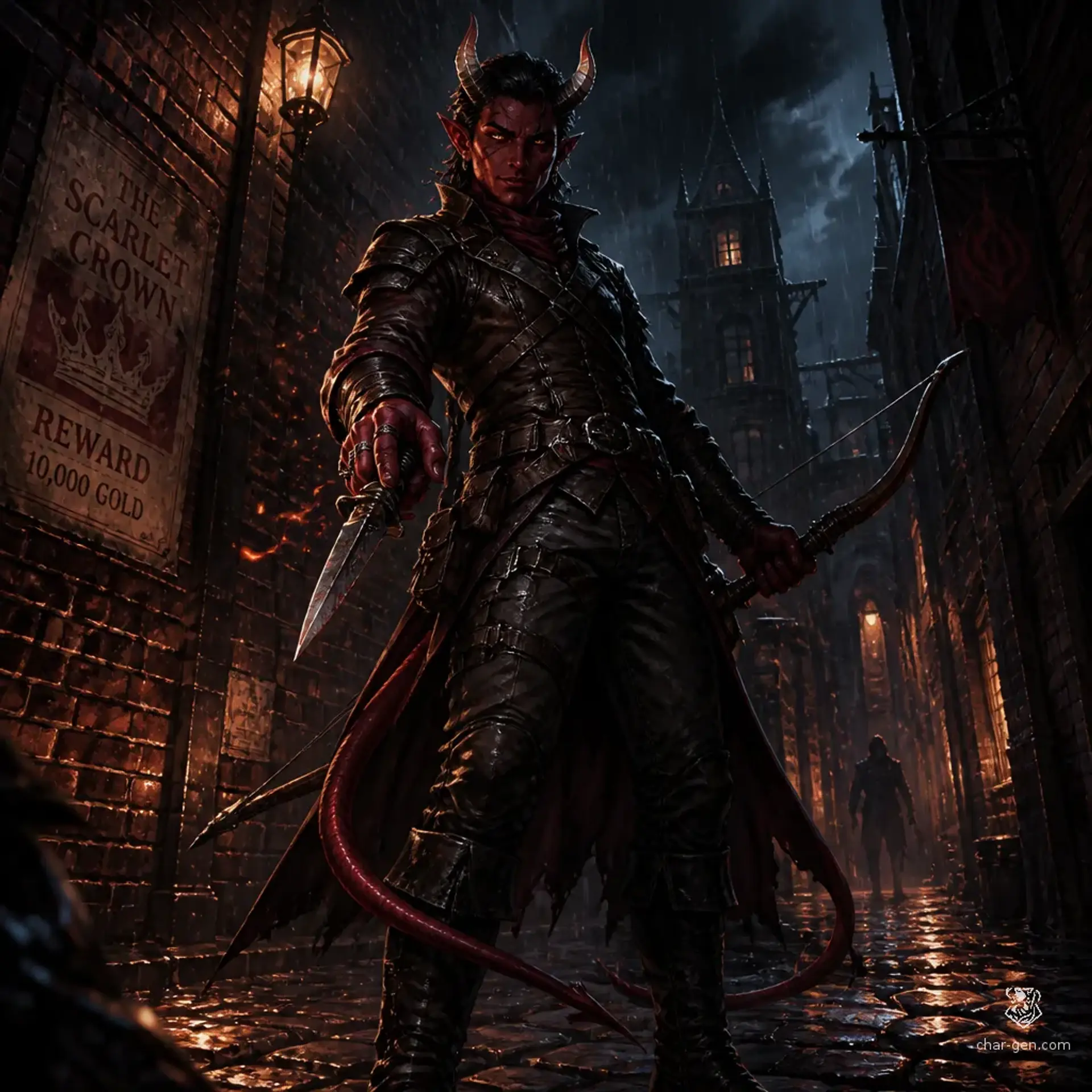 Kairon - AI-generated fantasy Character