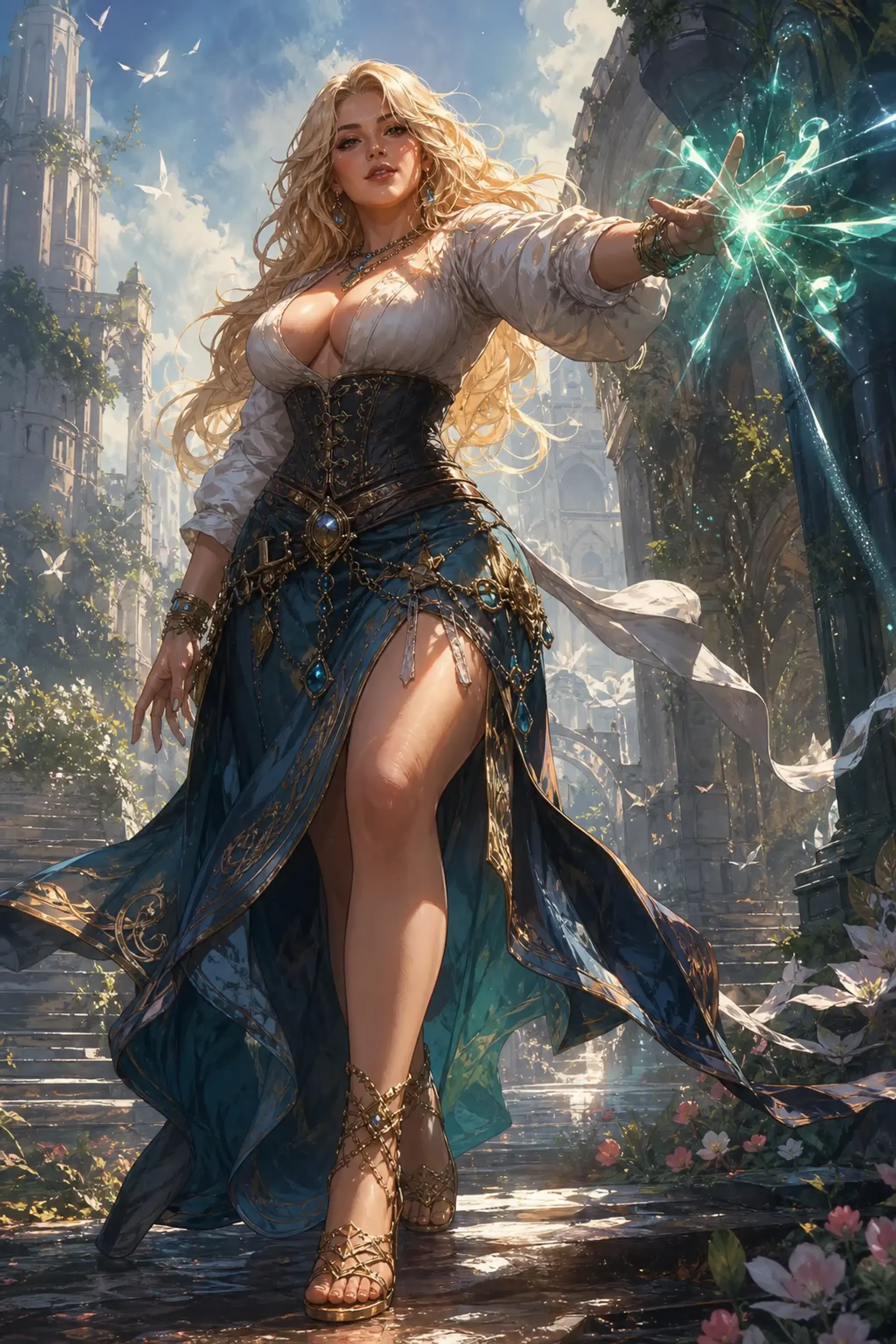 Lenneli - AI-generated fantasy Character