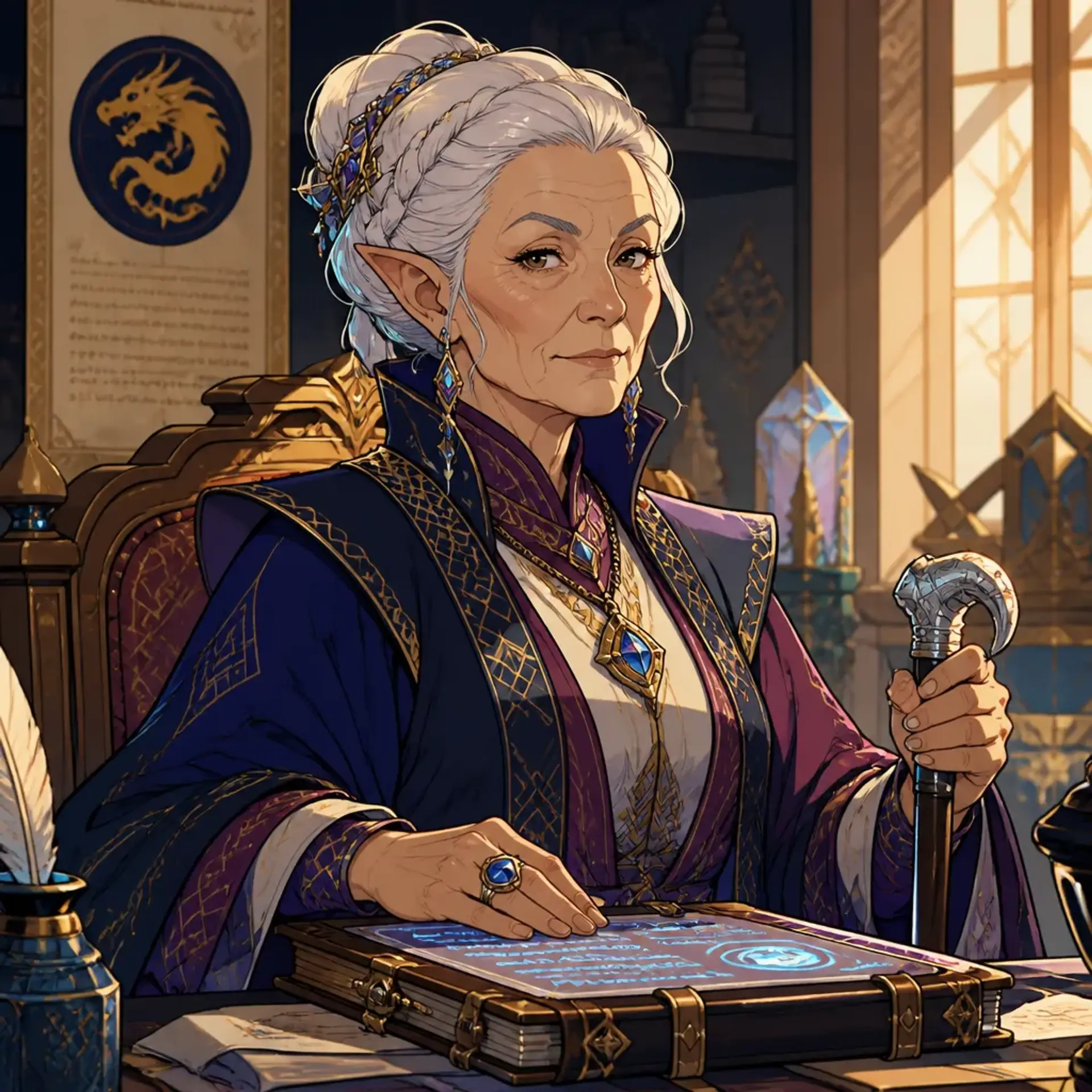 Lysse Lyrriman d'Sivis - AI-generated fantasy NPC