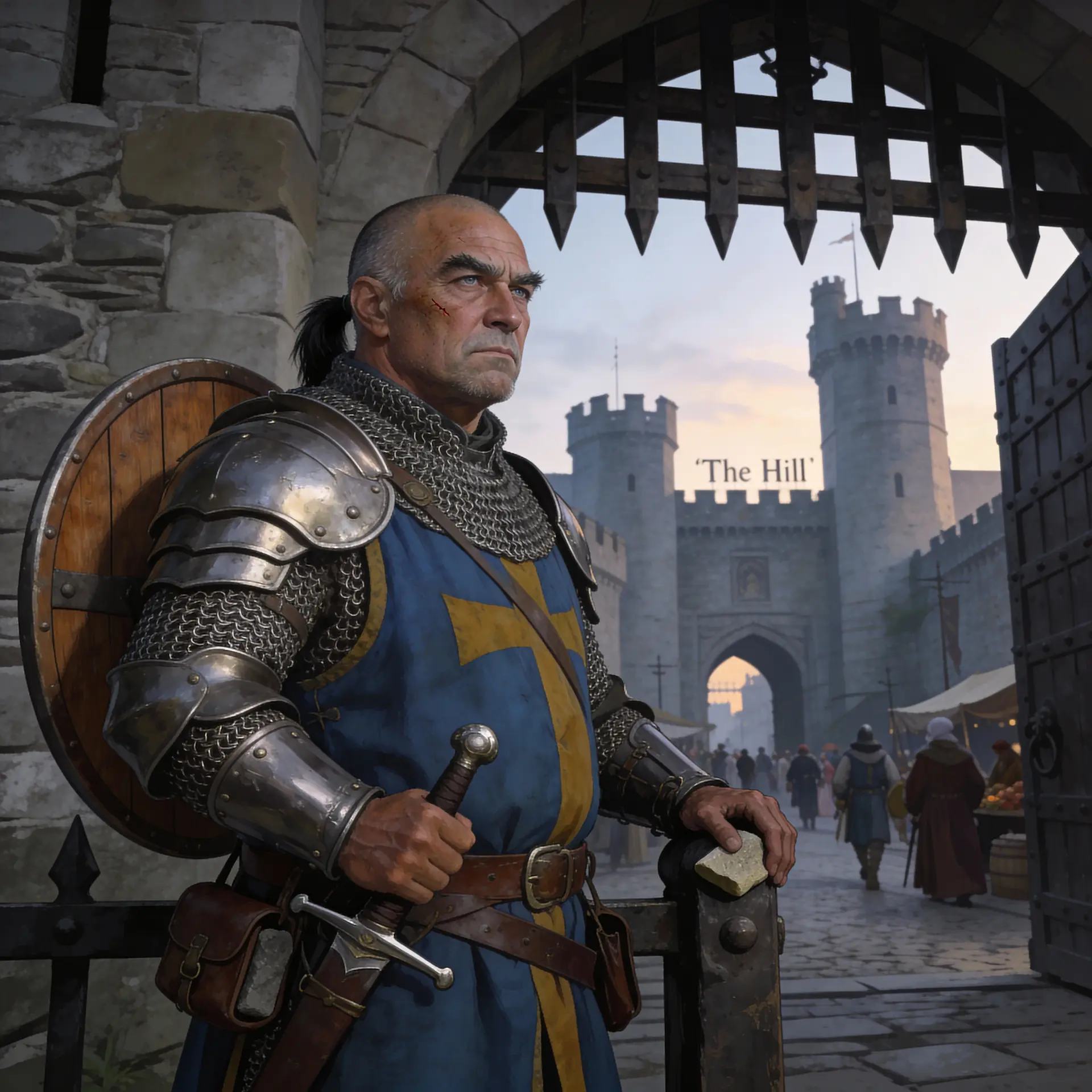 Nigel 'The Hill' Bellingthorpe - AI-generated fantasy NPC