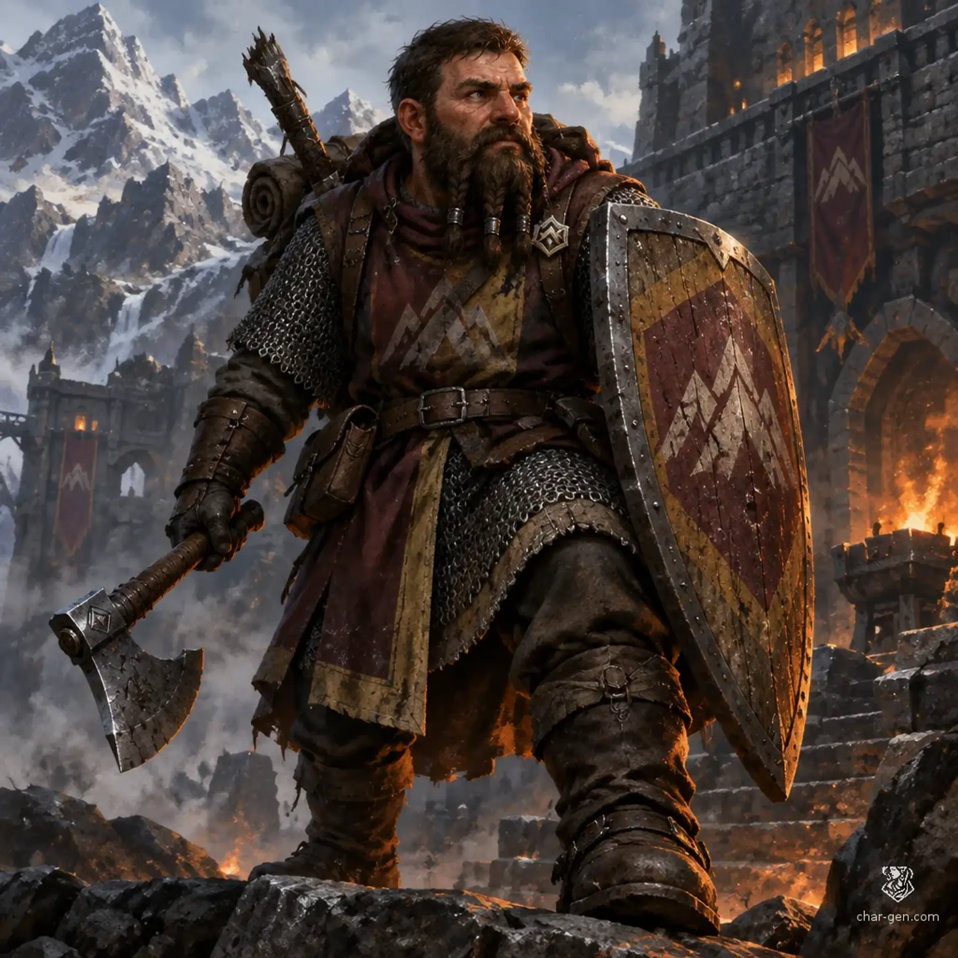 Brannik Szegdrik - AI-generated fantasy Character