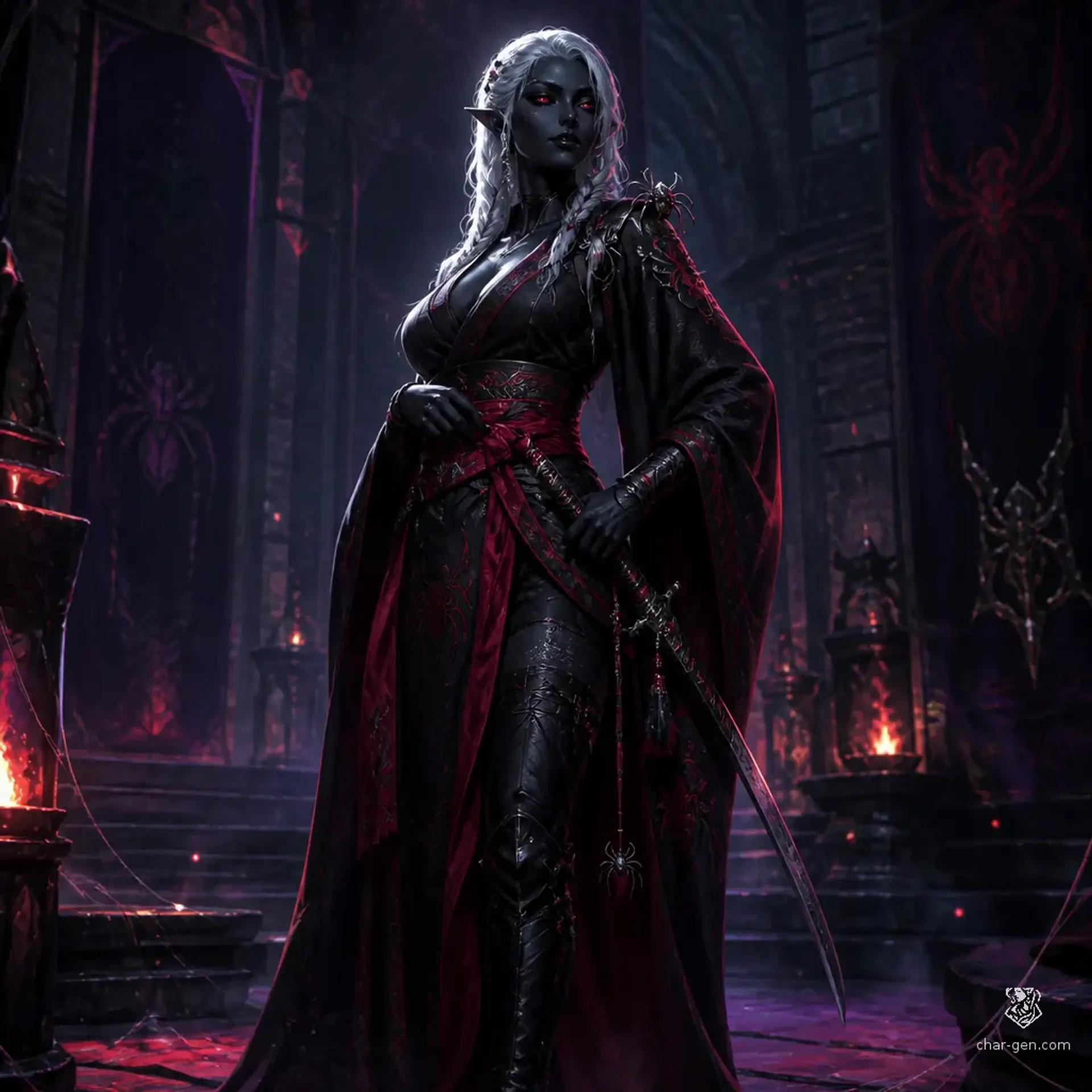 Aurelia Malice - AI-generated fantasy Character