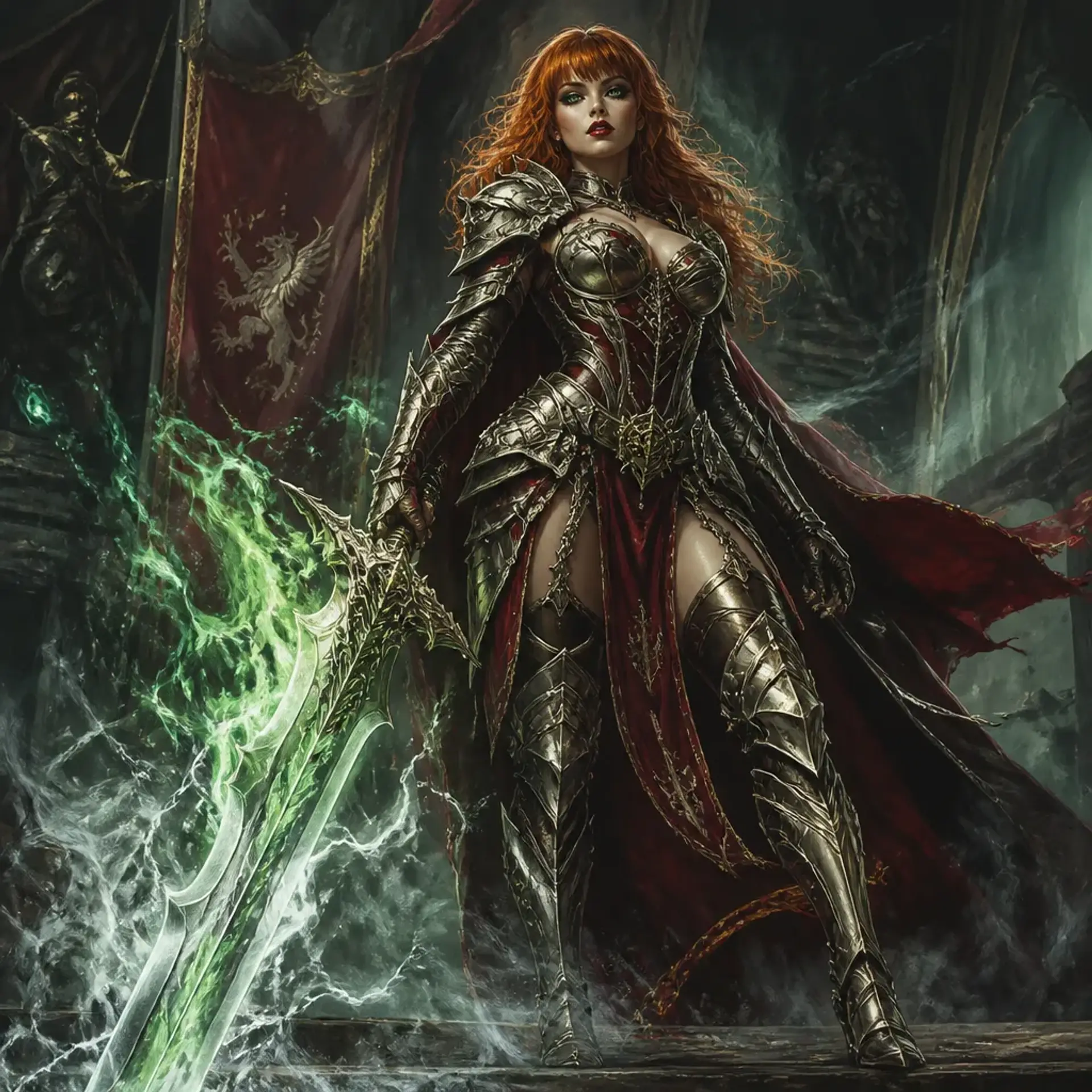 Amelia - AI-generated fantasy Character