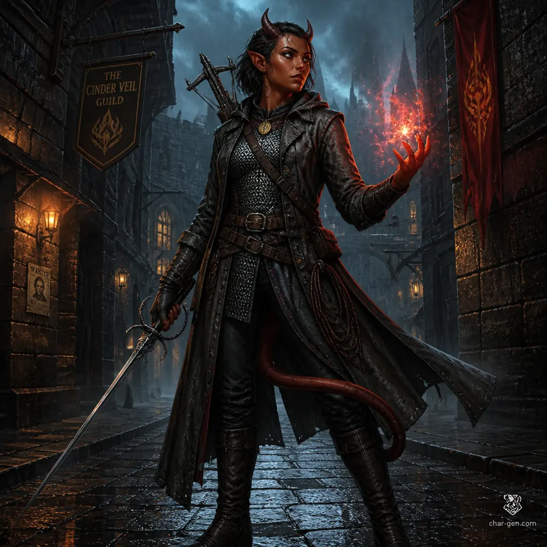 Sava Sheshen - AI-generated fantasy Character