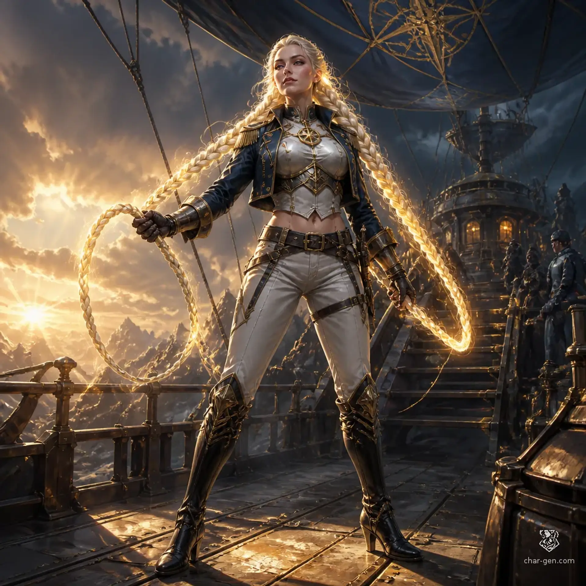 Zel Ryder von Rapun II - AI-generated fantasy Character