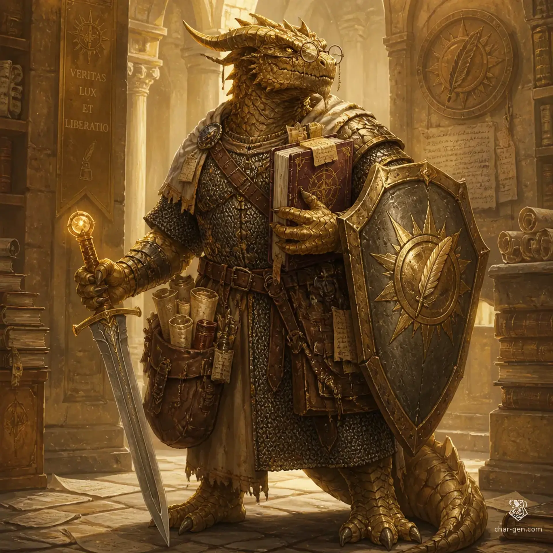 Nugget - AI-generated fantasy Character