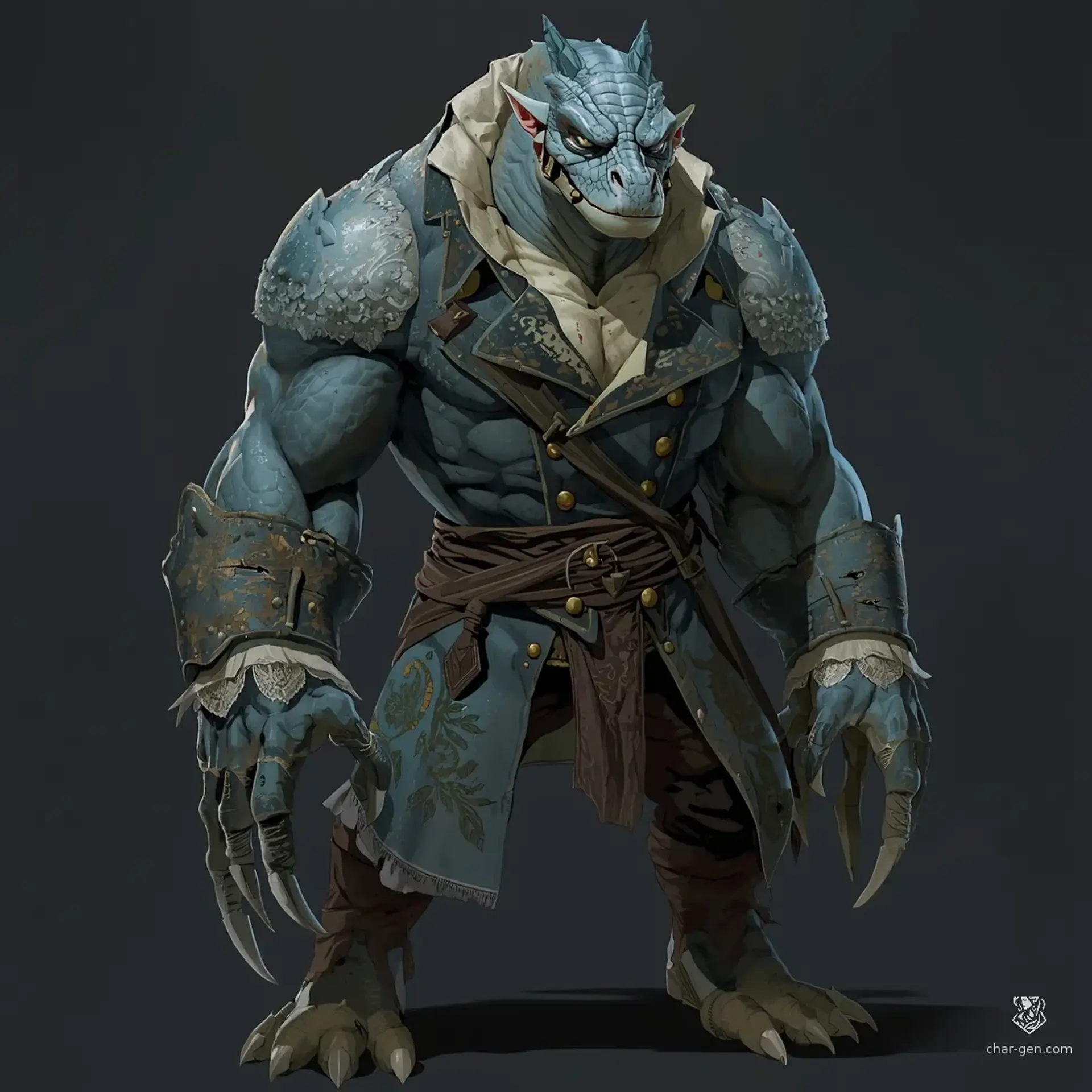 Krazhak Salt-Gaze Thalassar | Fantasy NPC Generated by CharGen