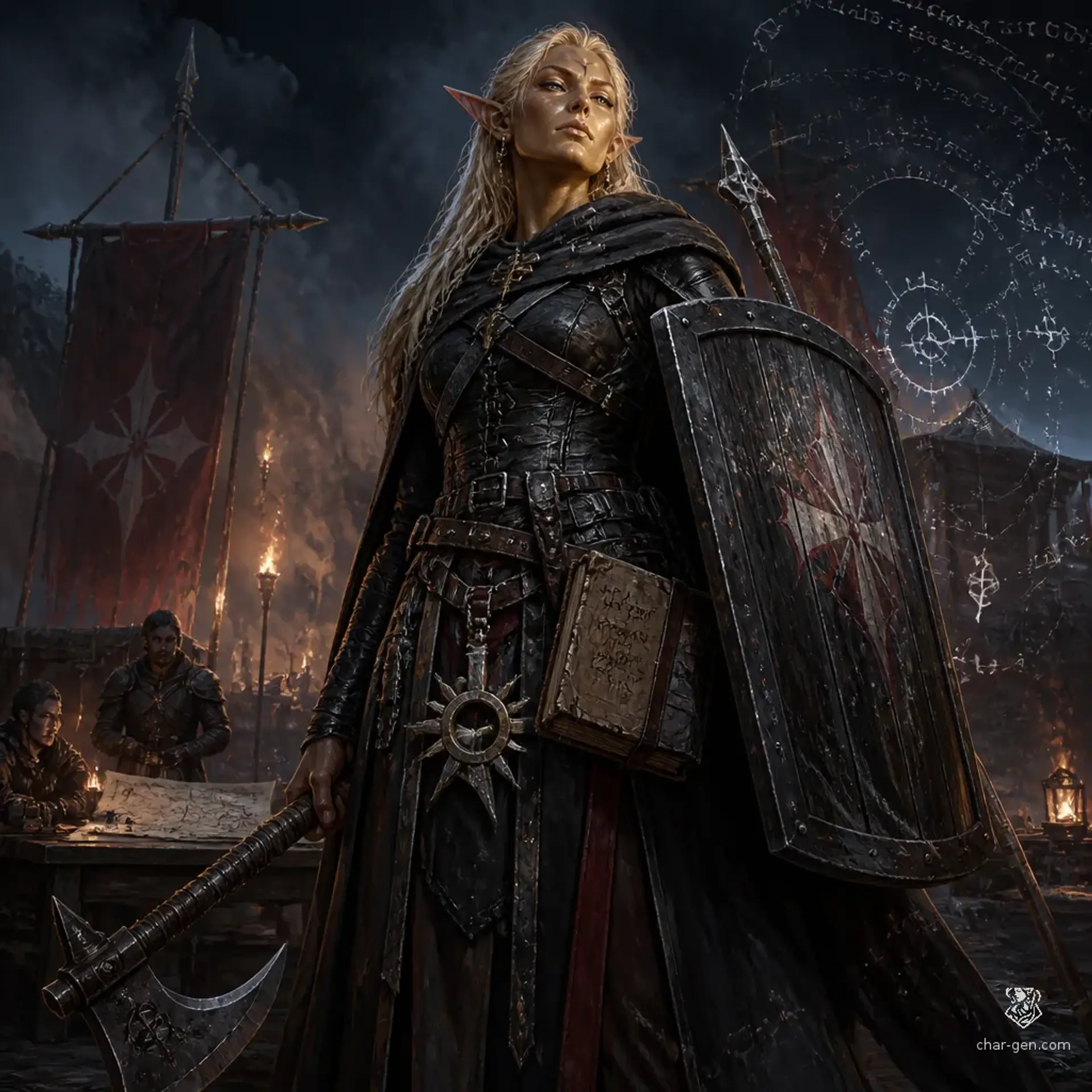 Lethuna Pyndsil - AI-generated fantasy Character