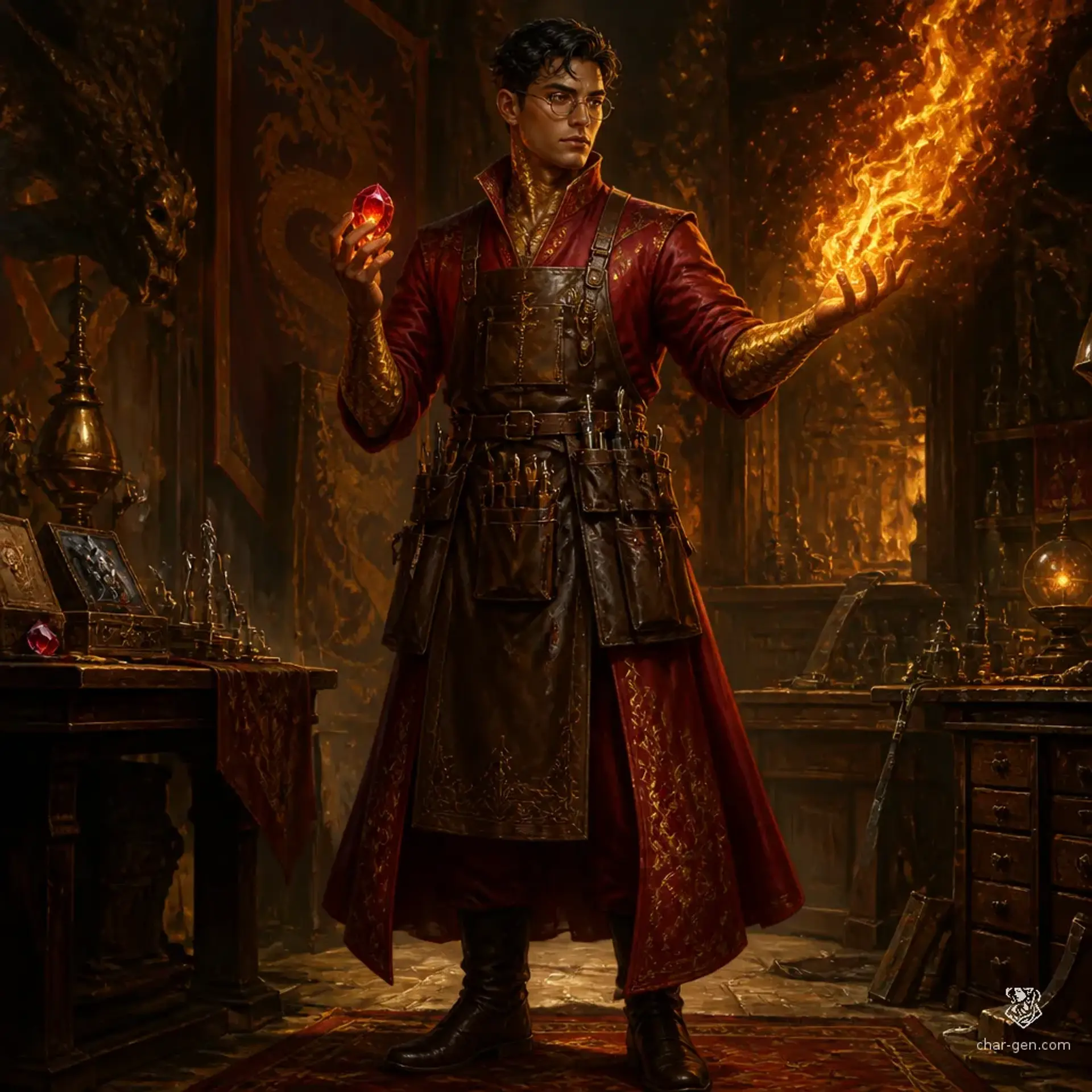 Alaric Thorne - AI-generated fantasy Character