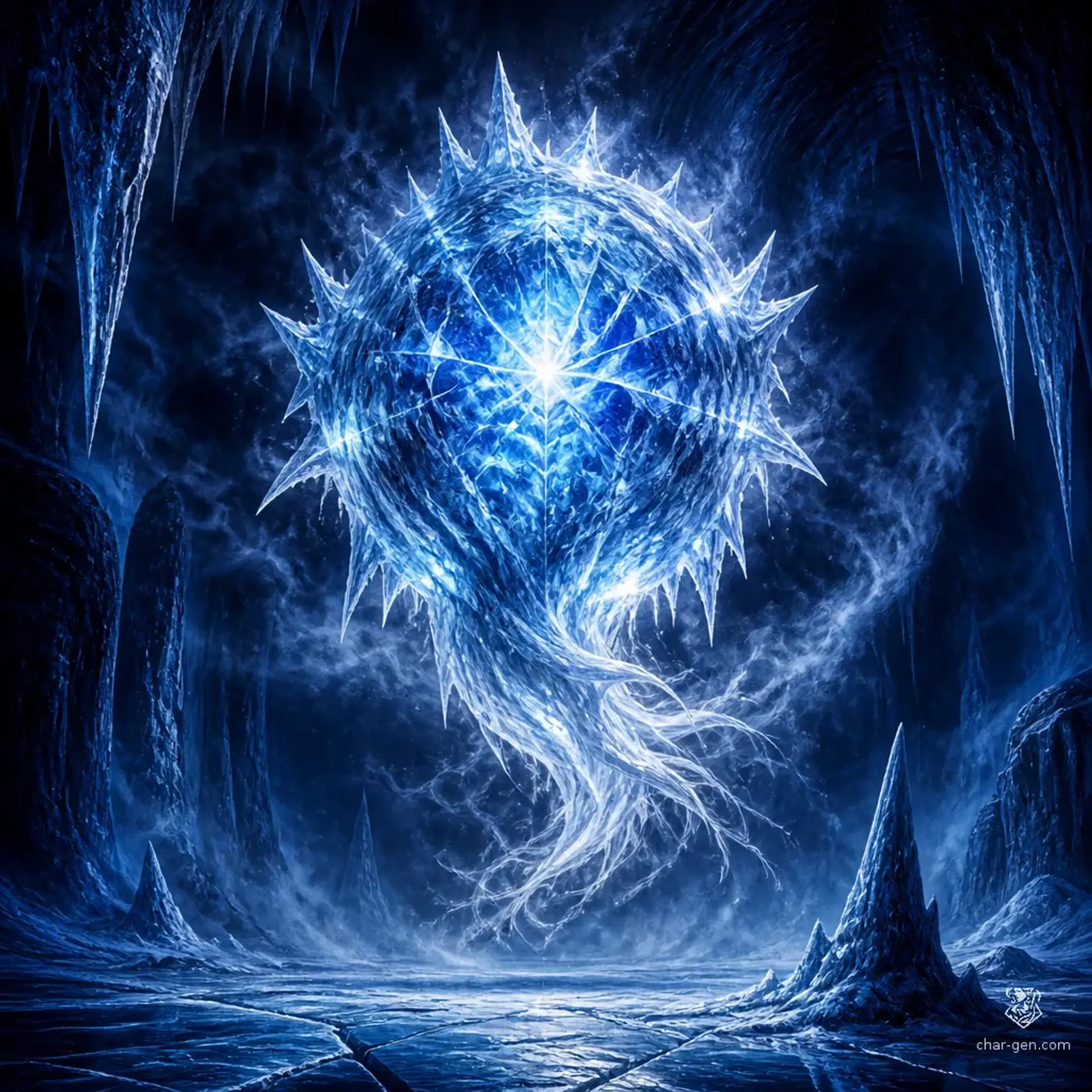 Frost Orb - AI-generated fantasy Monster