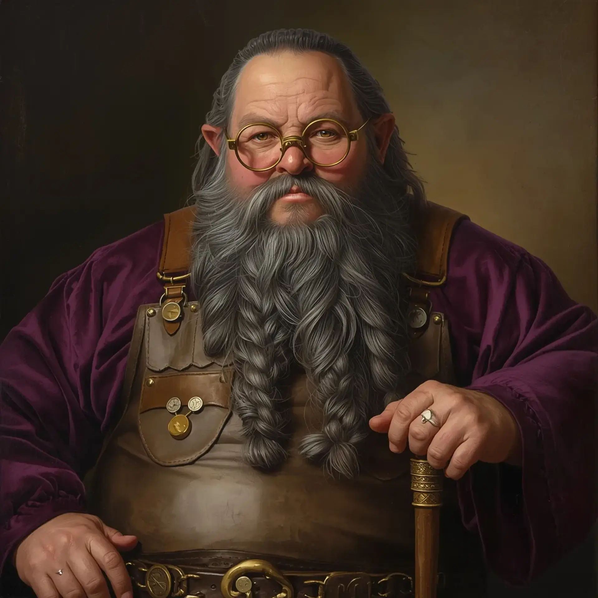 Grimm Goldfinger - AI-generated fantasy NPC