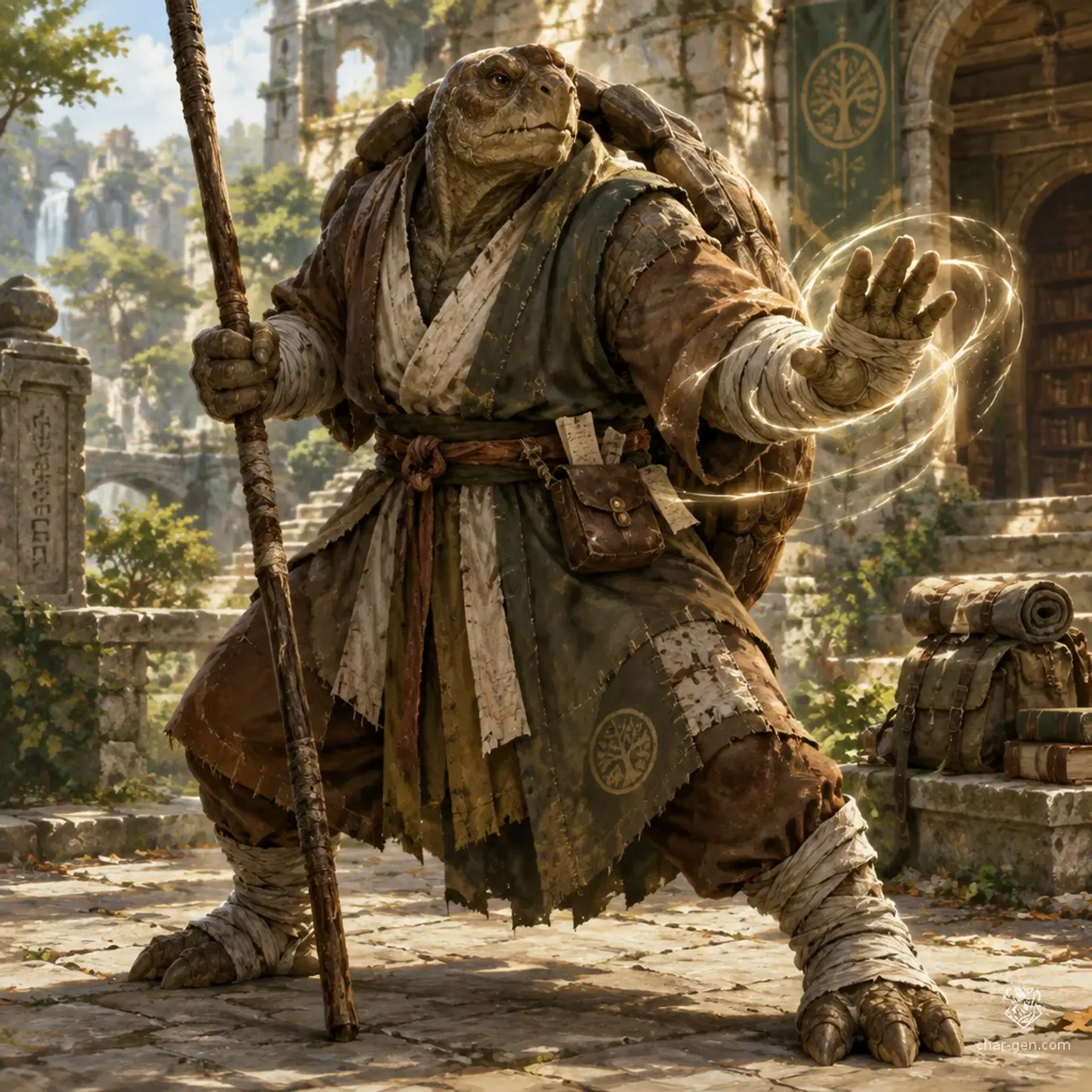 Egan - AI-generated fantasy Character