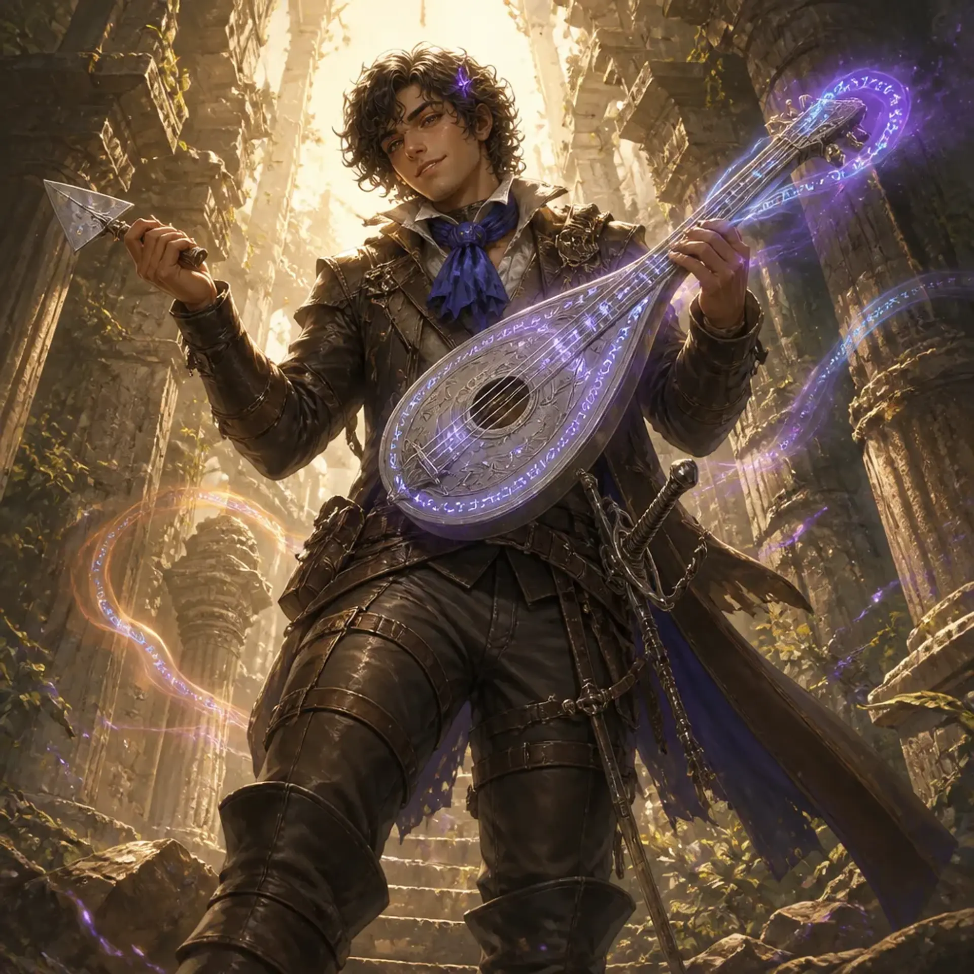 Eliseo - AI-generated fantasy Character