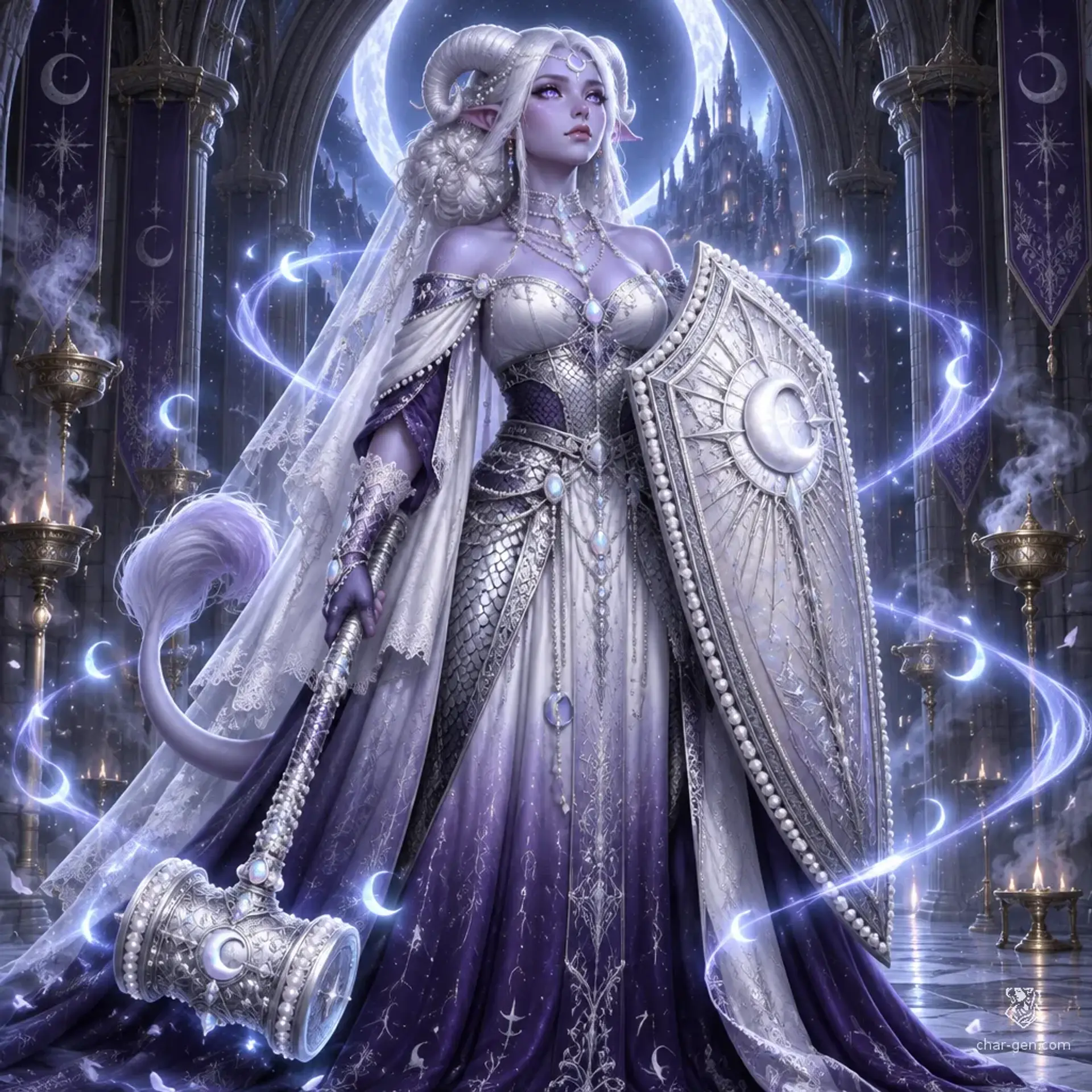 Vesperine - AI-generated fantasy Character