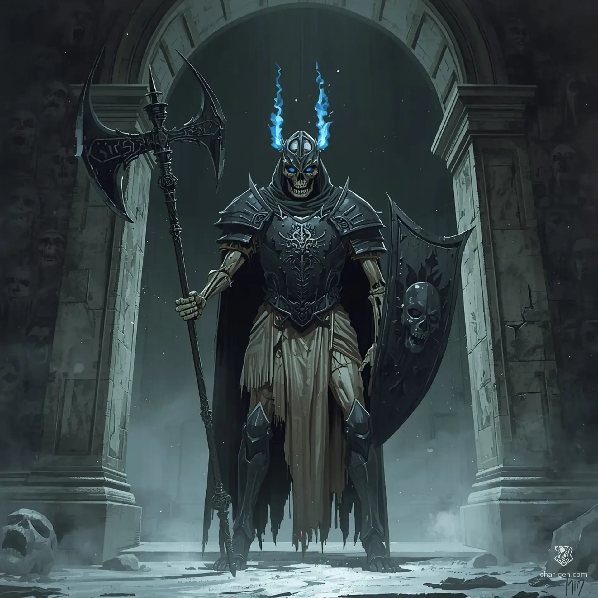 Wight Sentinel | Fantasy Monster Generated by CharGen