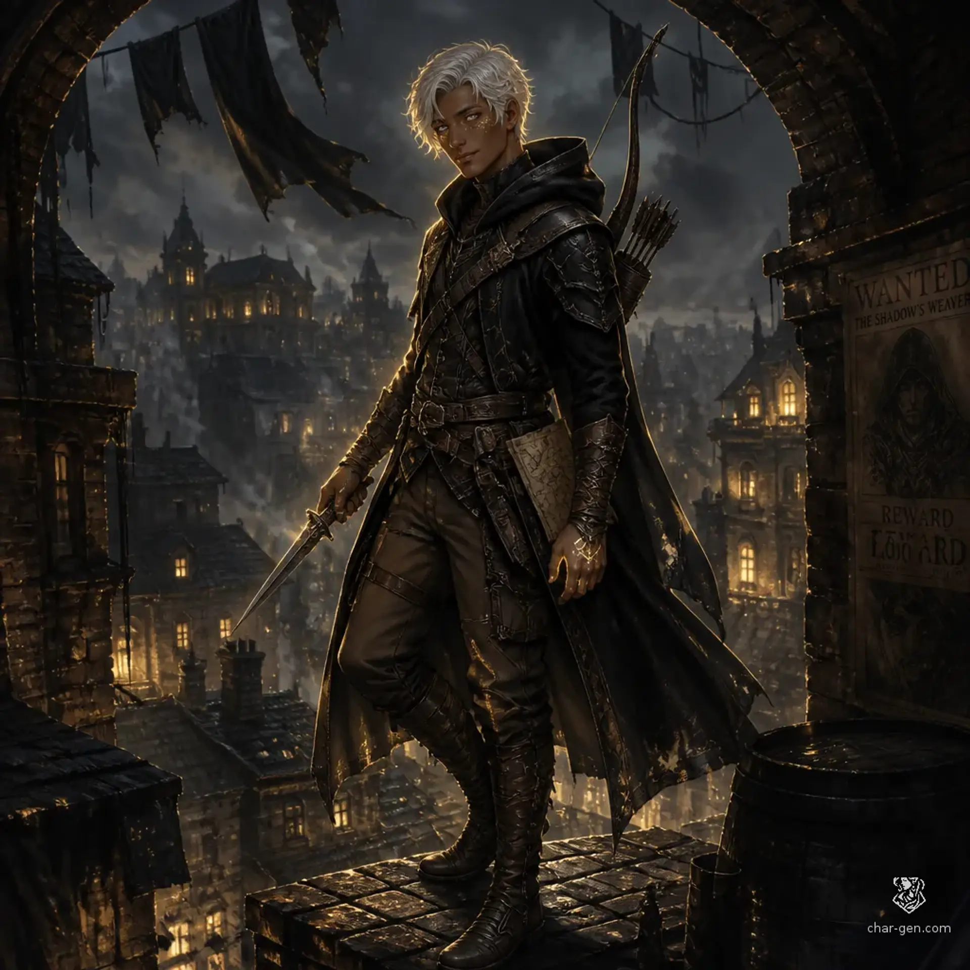 Skyvrelaine - AI-generated fantasy Character