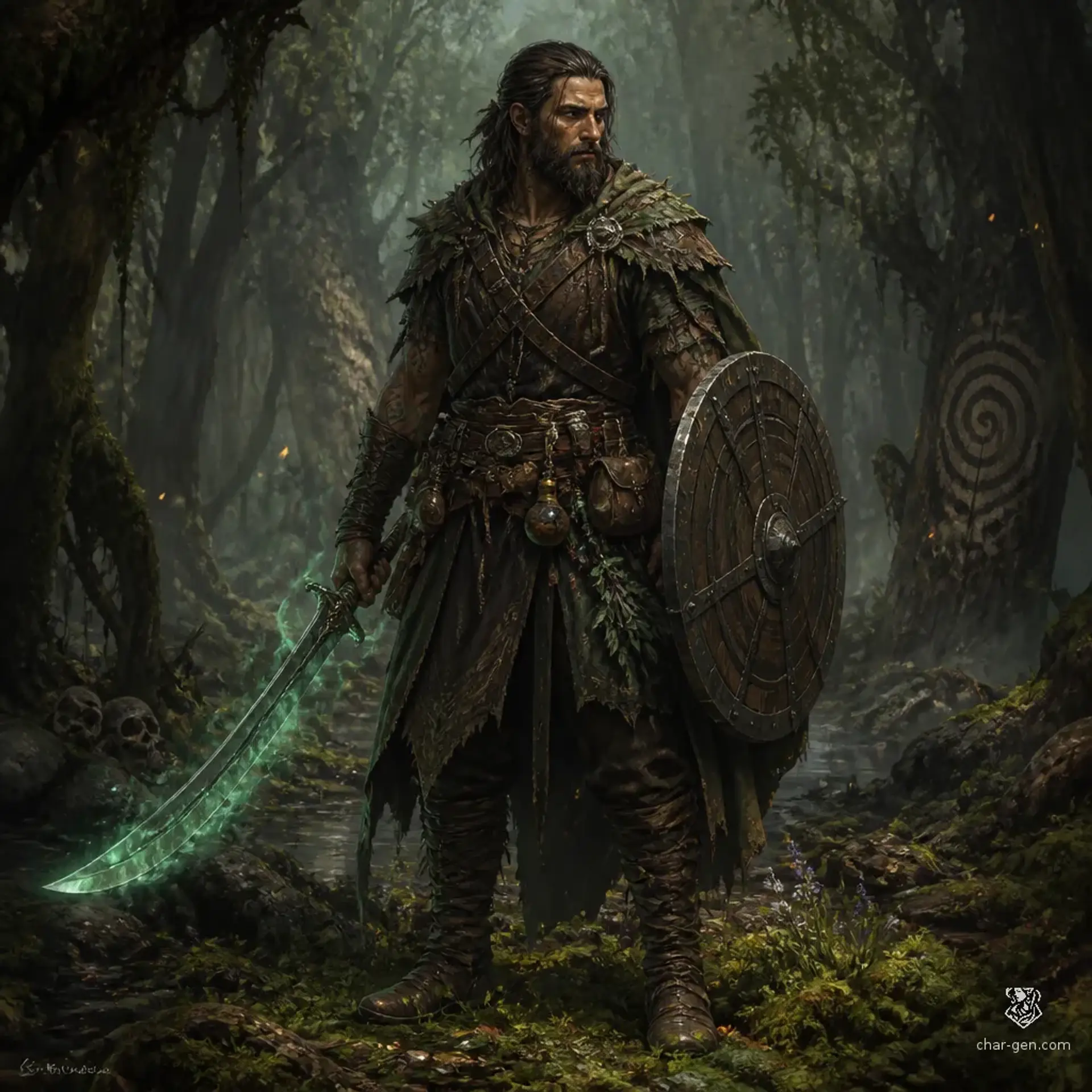 Kuori Gileana - AI-generated fantasy Character