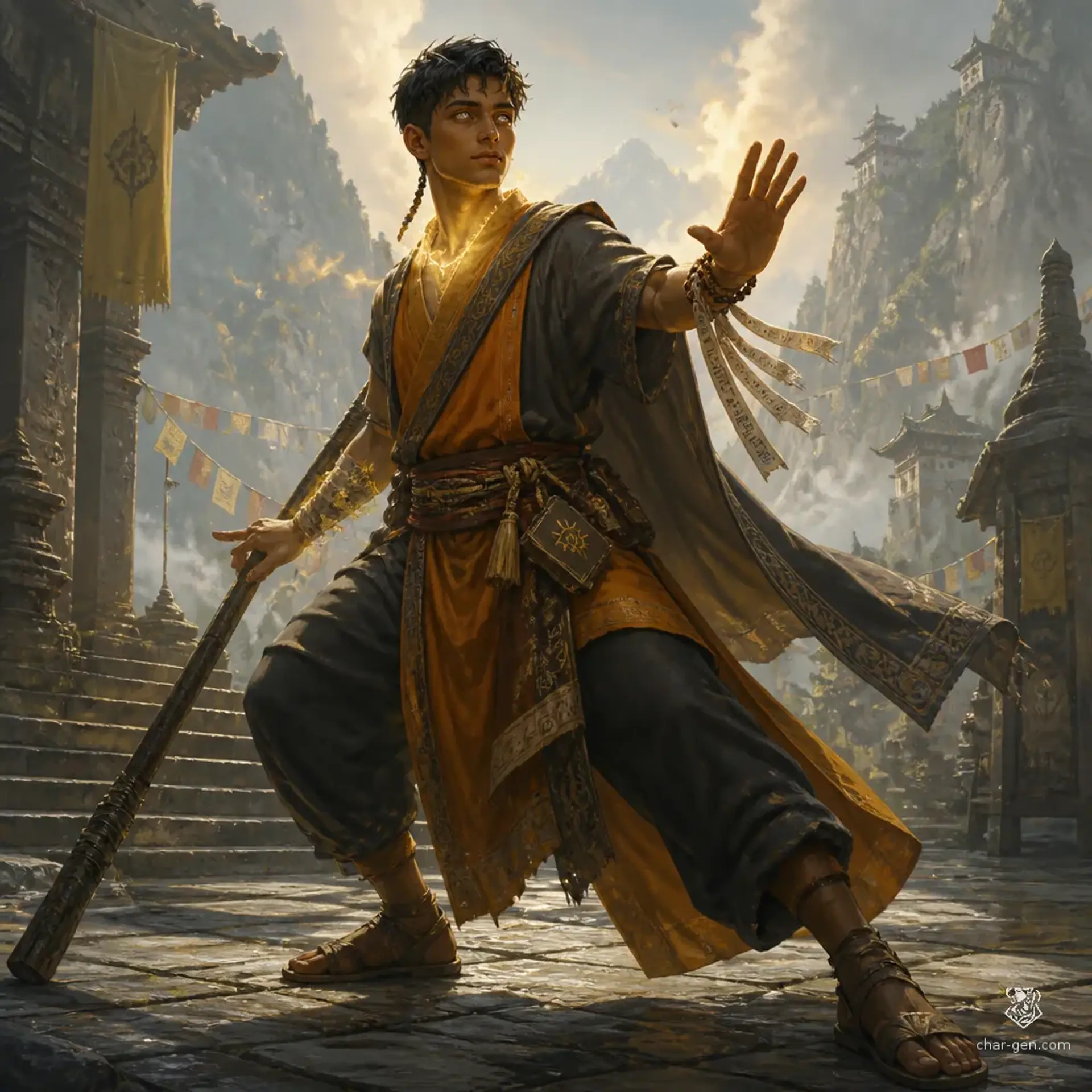 Ethan - AI-generated fantasy Character