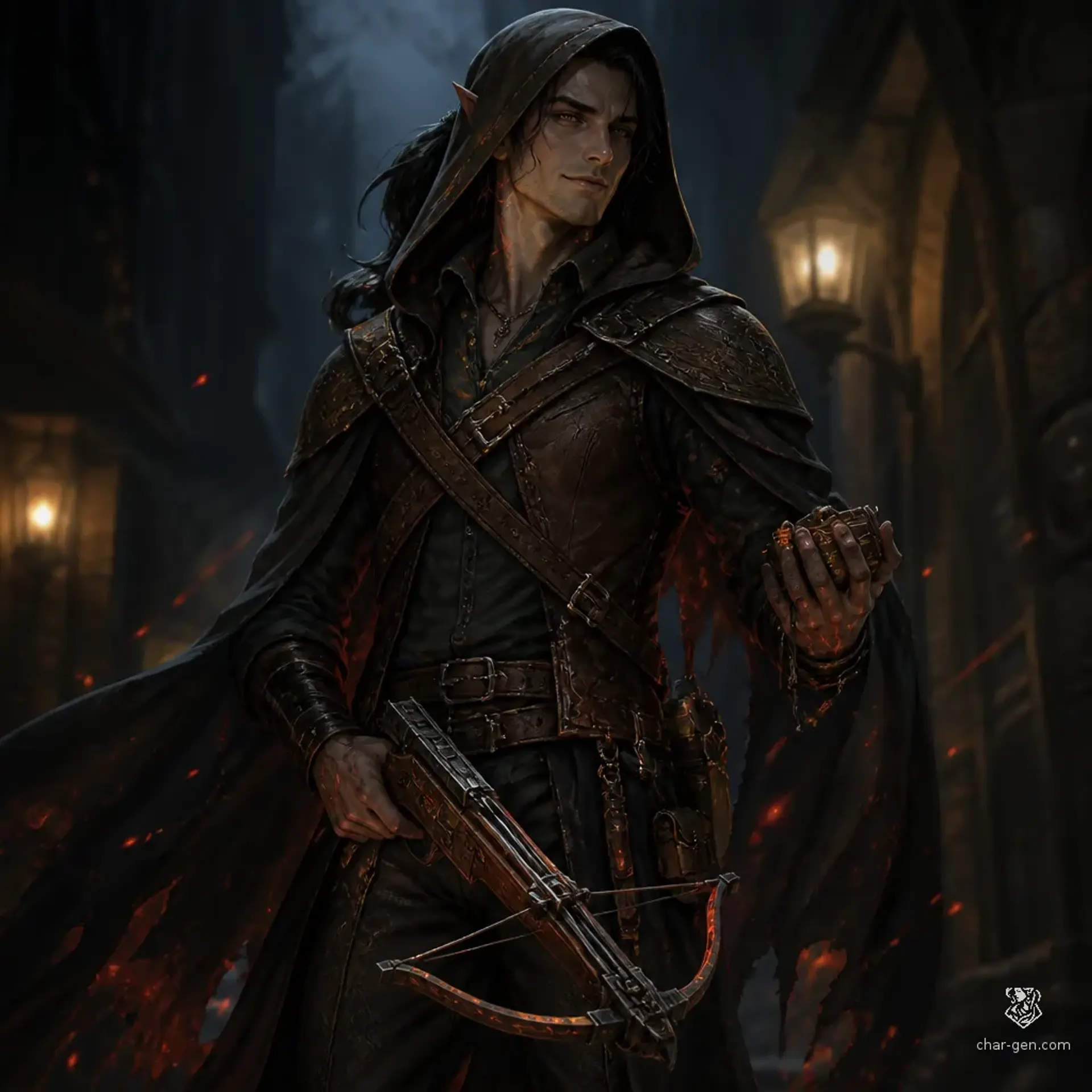 Harrison - AI-generated fantasy Character