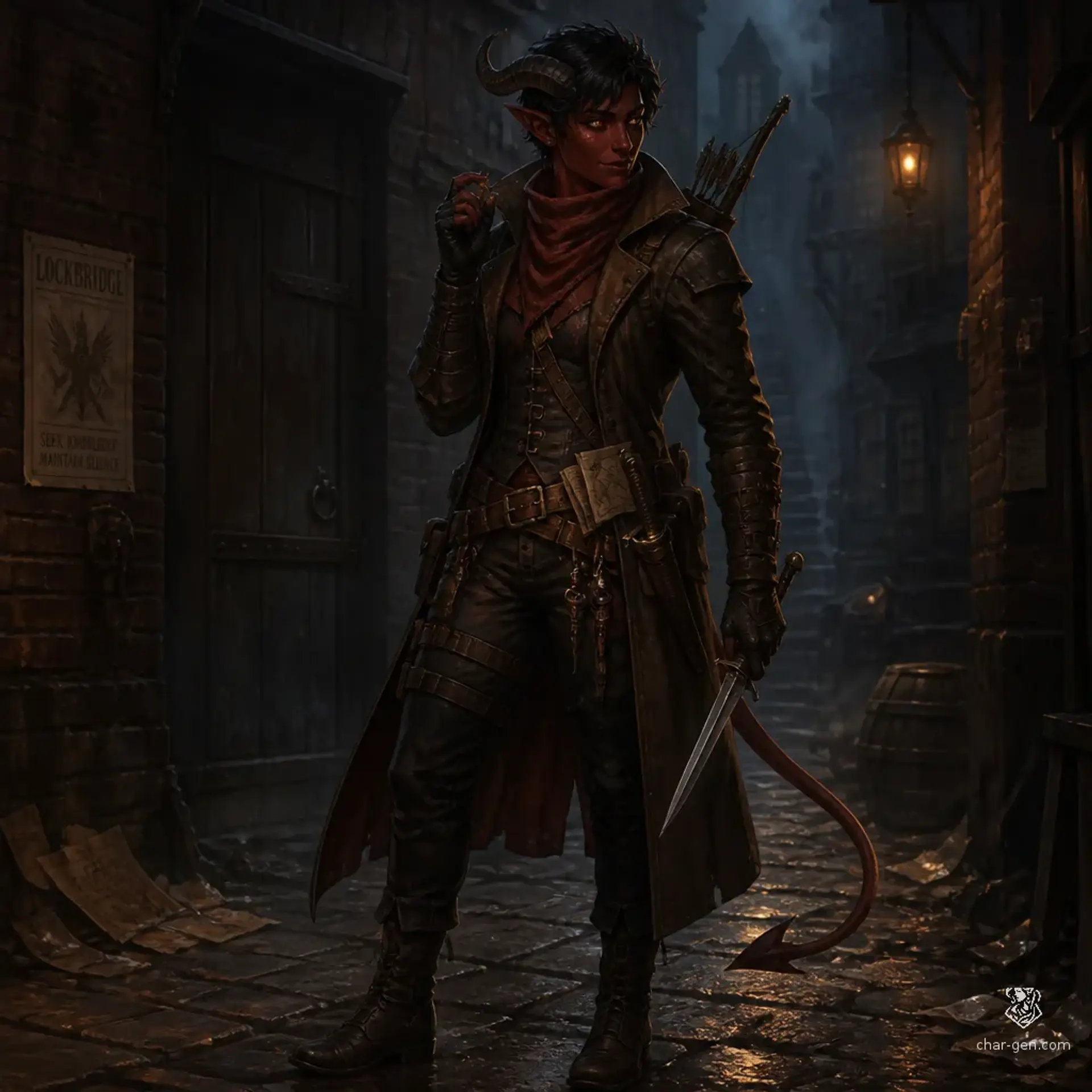 Kezar Gutkin - AI-generated fantasy Character