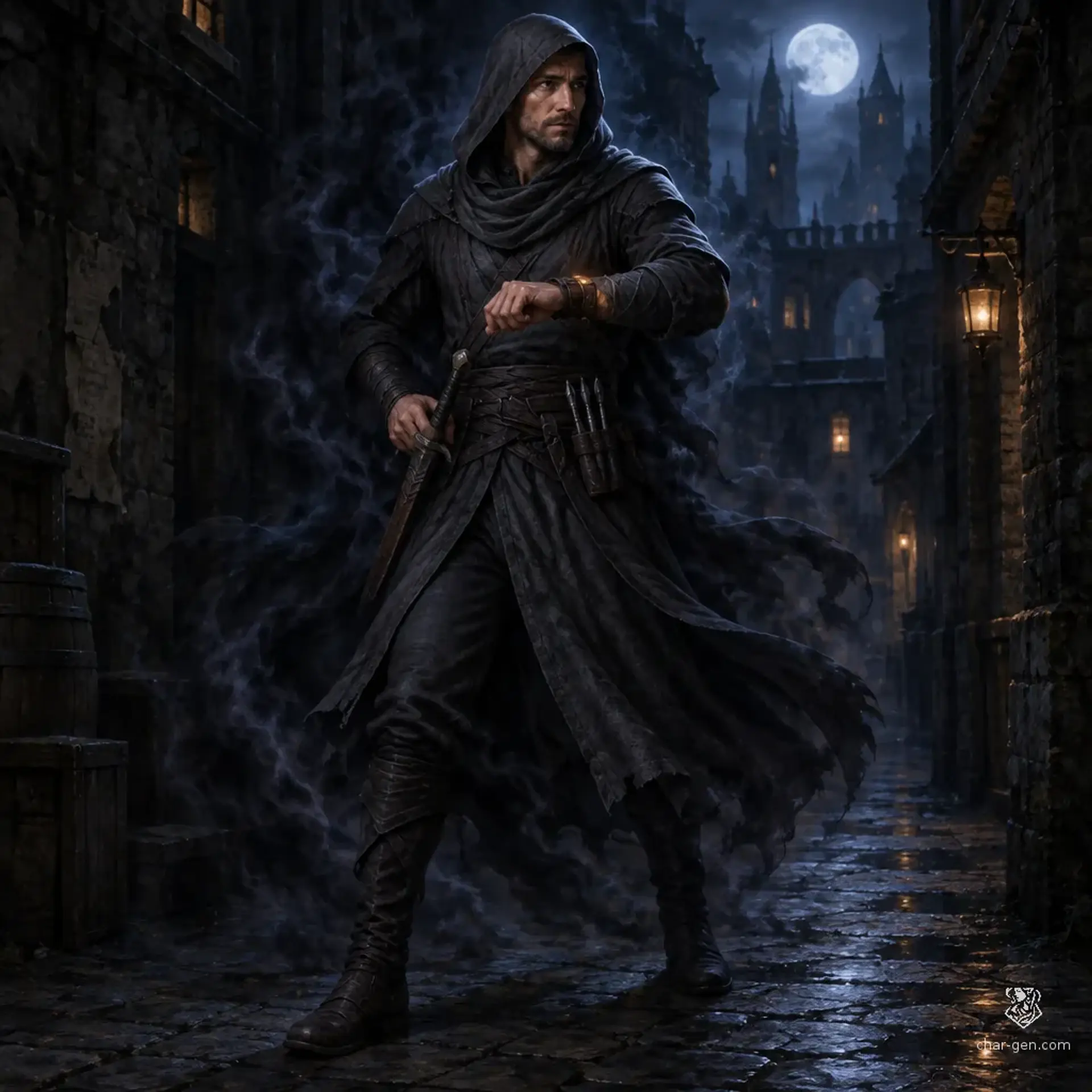 Batman - AI-generated fantasy Character